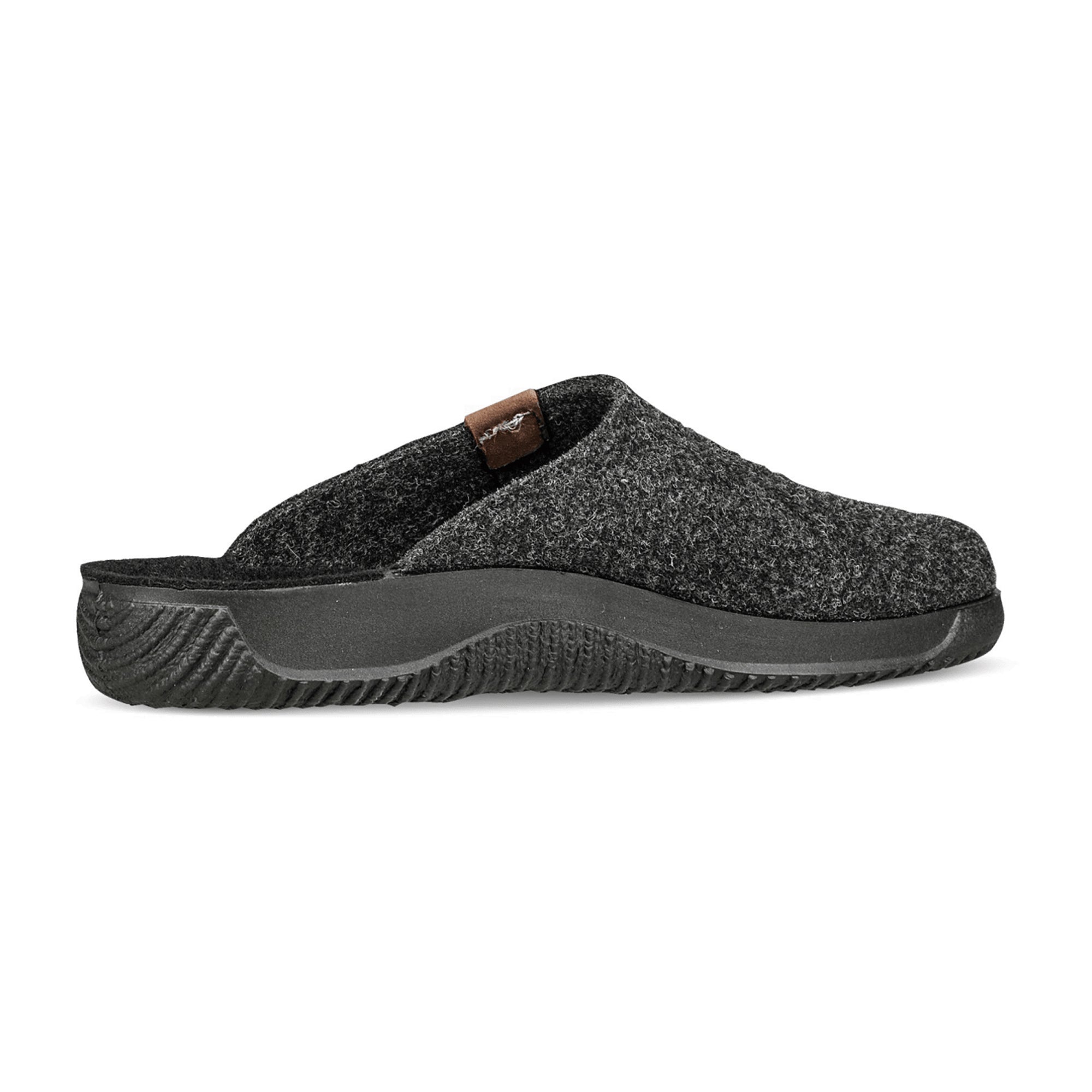 Rohde Soltau-H Men's Gray Comfortable Soft Felt House Slippers Warm Lining