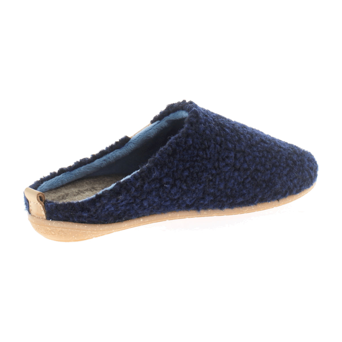 Rohde Women's Blue House Slippers Flat Heel Fall Winter Dust Resistant