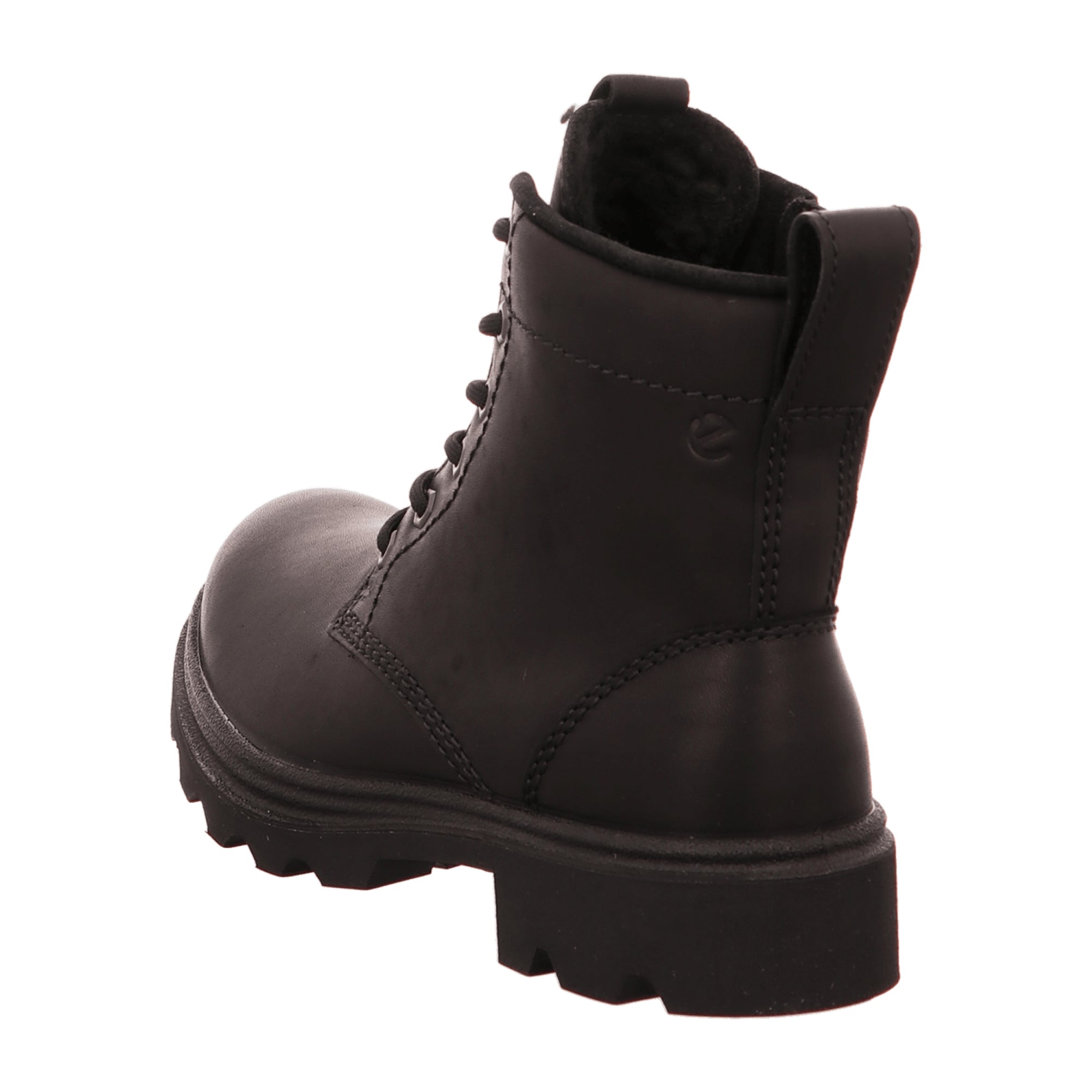 Ecco Women's Black Boots - Durable Lace-Up Ankle Boots with Sporty Outsole - Bartel-Shop