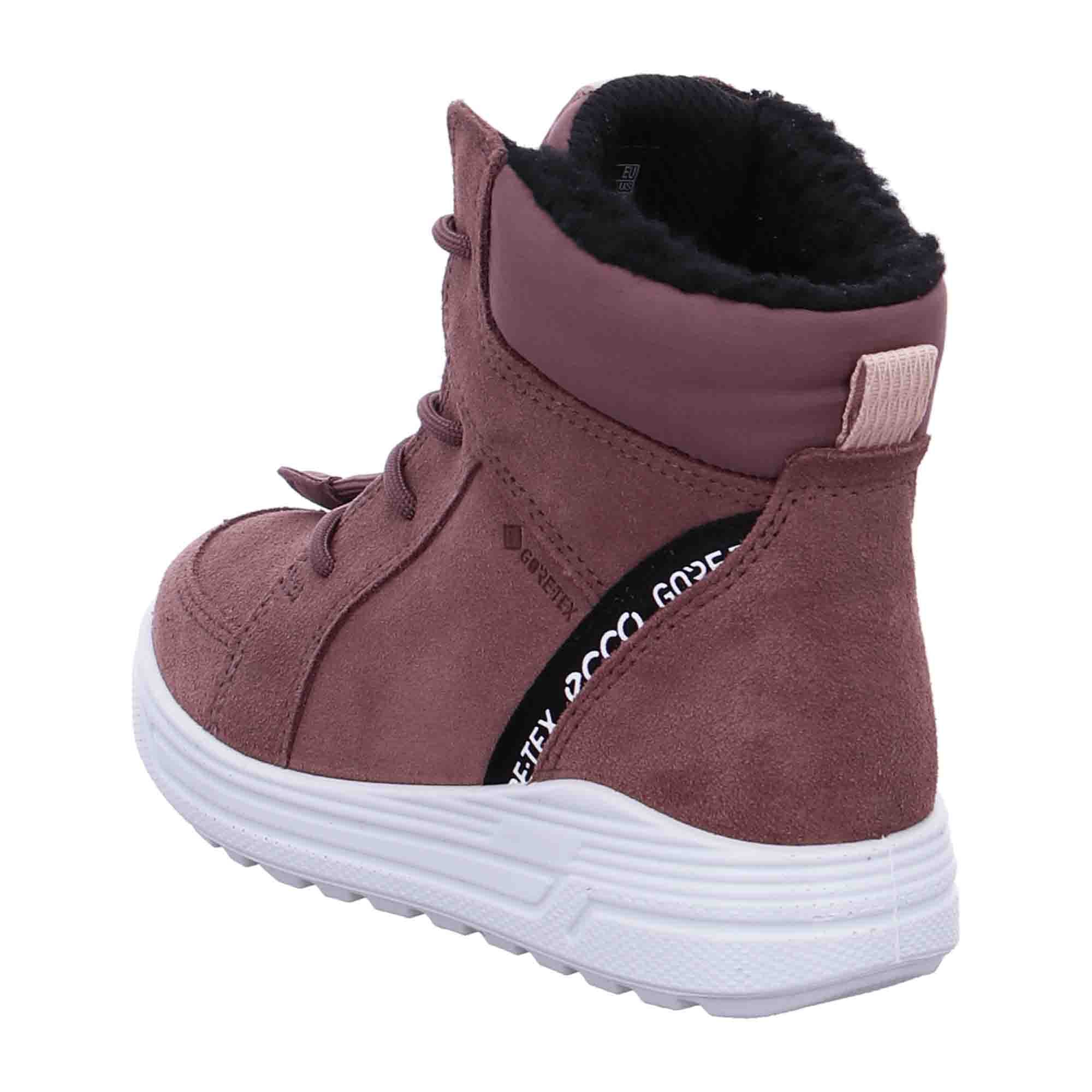 Ecco Urban Snowboarder Kids' Waterproof Red Winter Boots - Bartel-Shop