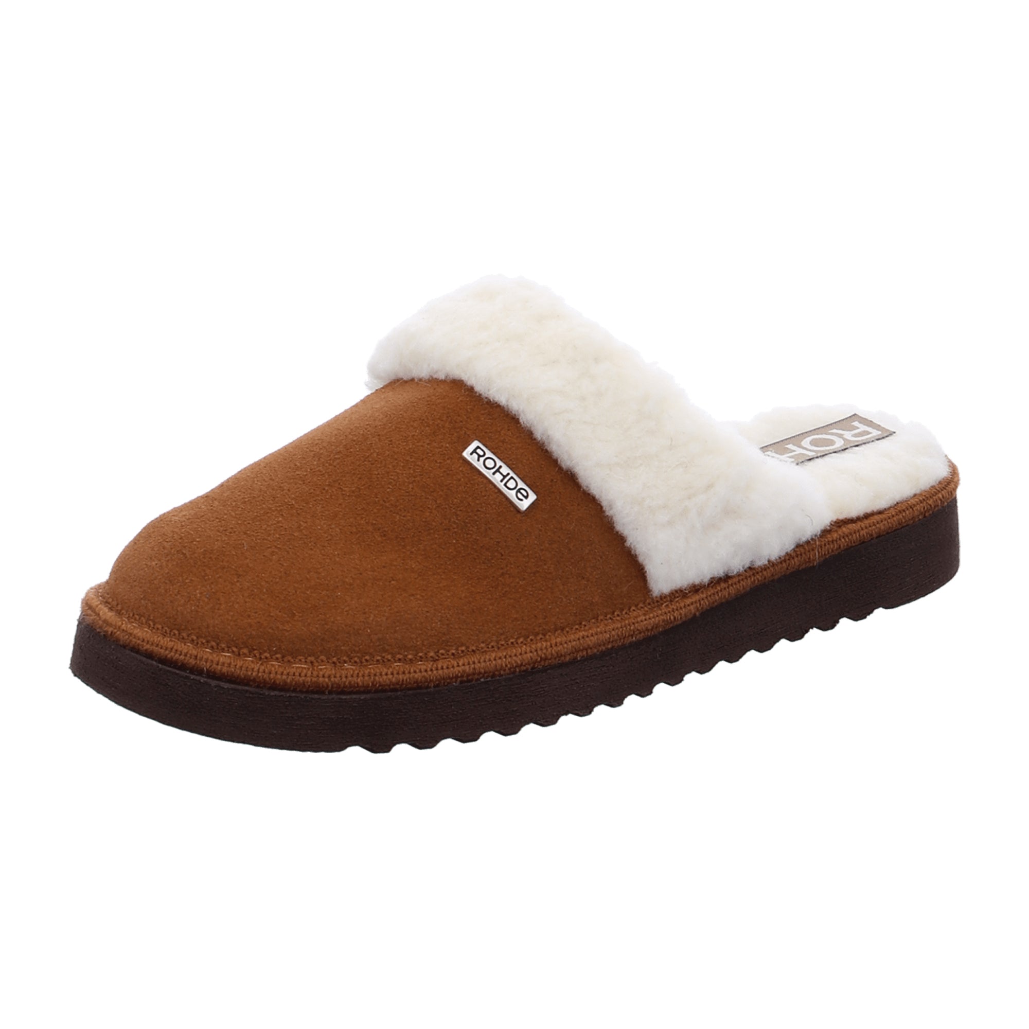 Rohde Women's Brown House Slippers for Fall and Winter