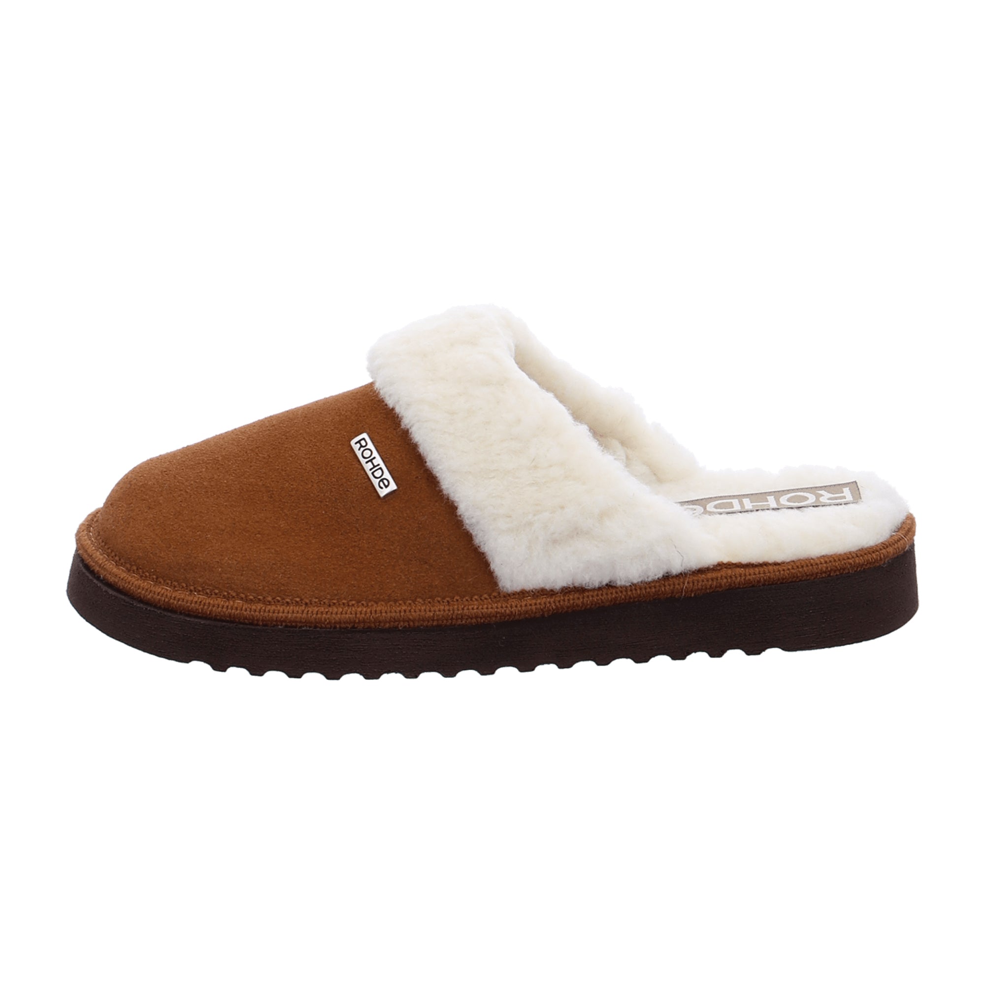 Rohde Women's Brown House Slippers for Fall and Winter