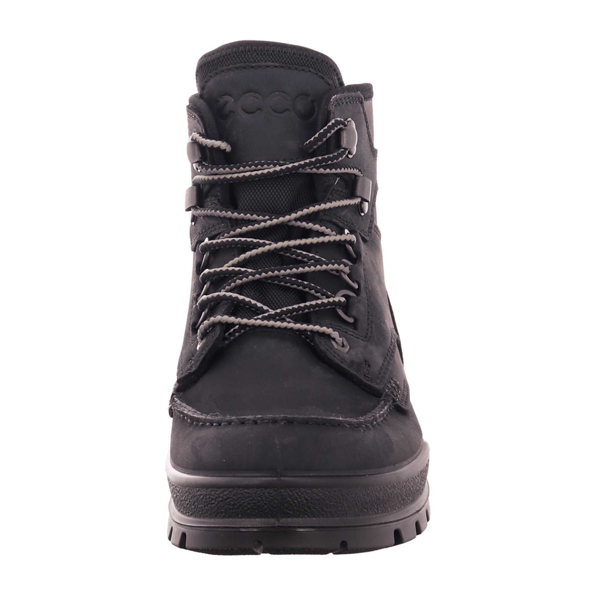 Ecco Men's Black Leather Shoes - Stylish & Durable