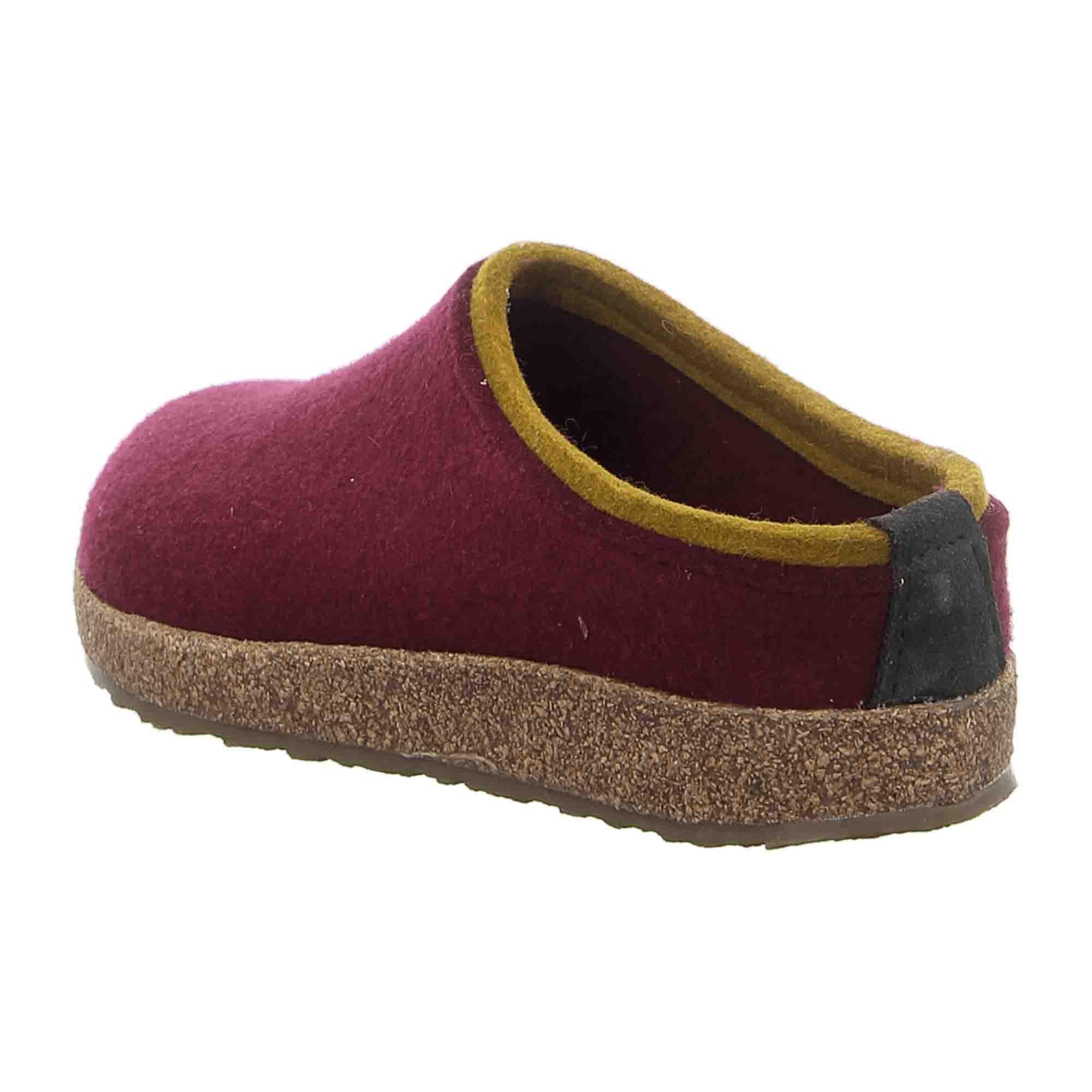 Haflinger Grizzly Kris Women's Clogs, Red - Stylish & Durable Footwear