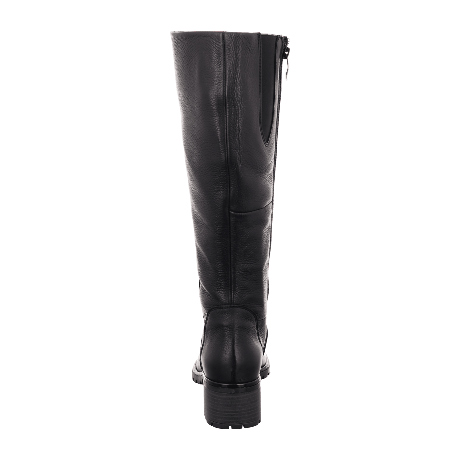 ARA Ronda-St Women's Boots in Black Smooth Leather with Zipper and Winter Lining