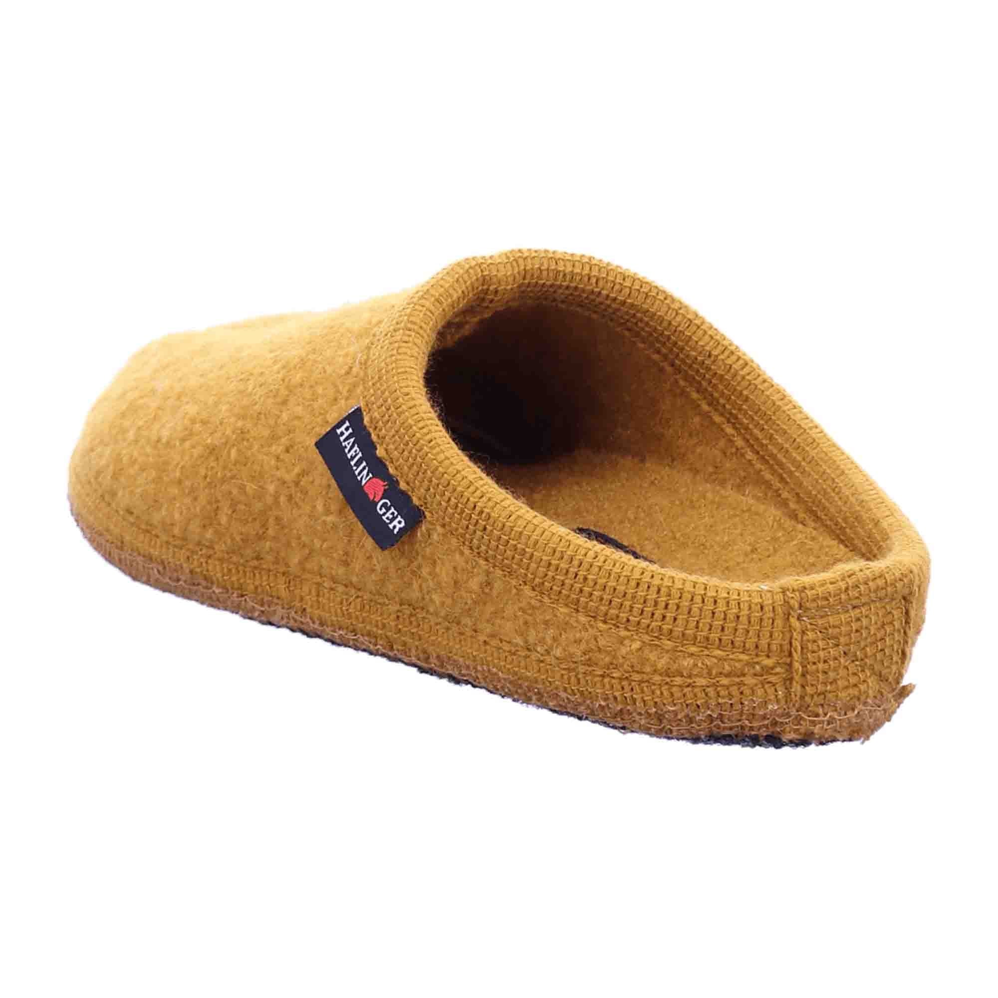 Haflinger Alaska Women's Slippers, Yellow - Comfortable & Stylish