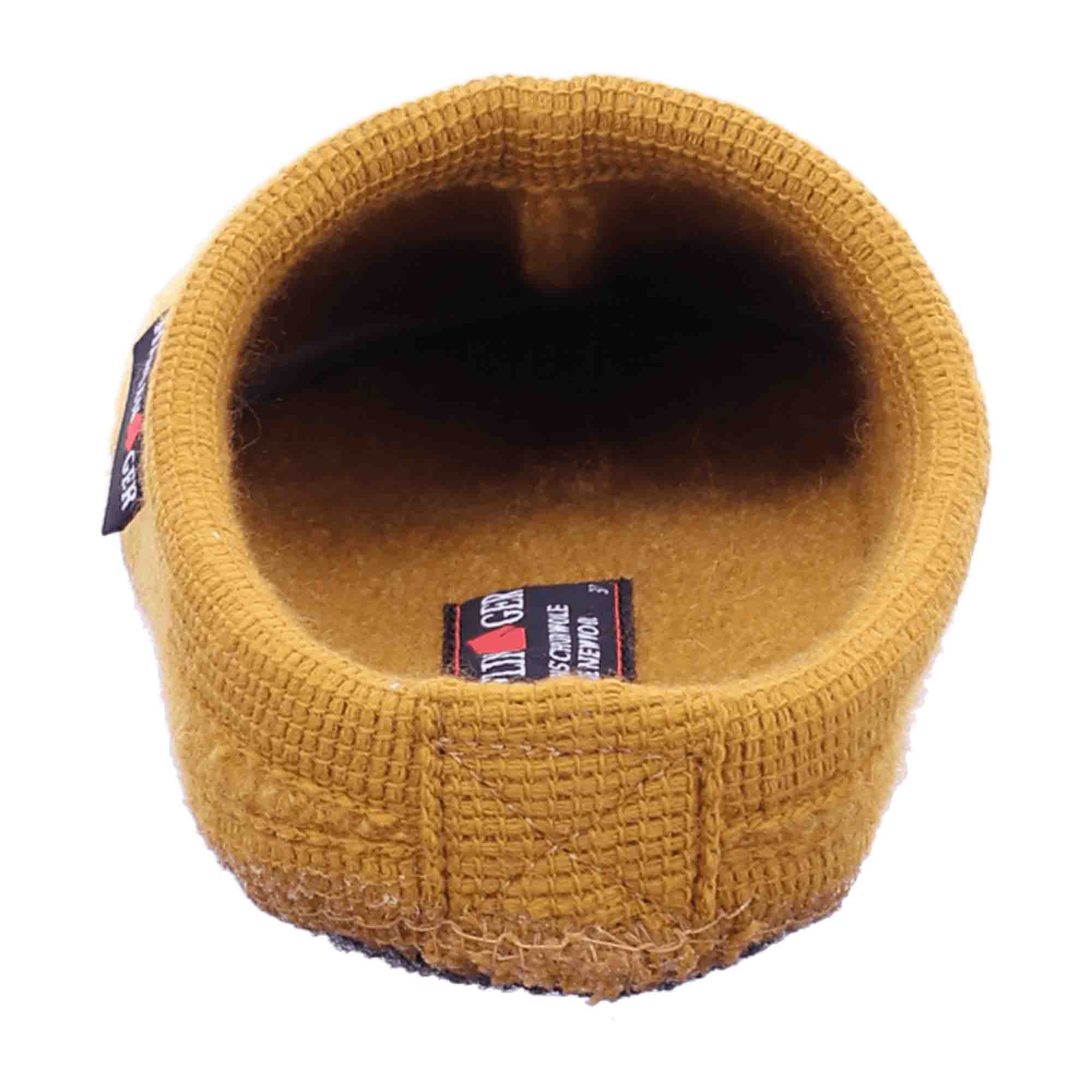 Haflinger Alaska Women's Slippers, Yellow - Comfortable & Stylish