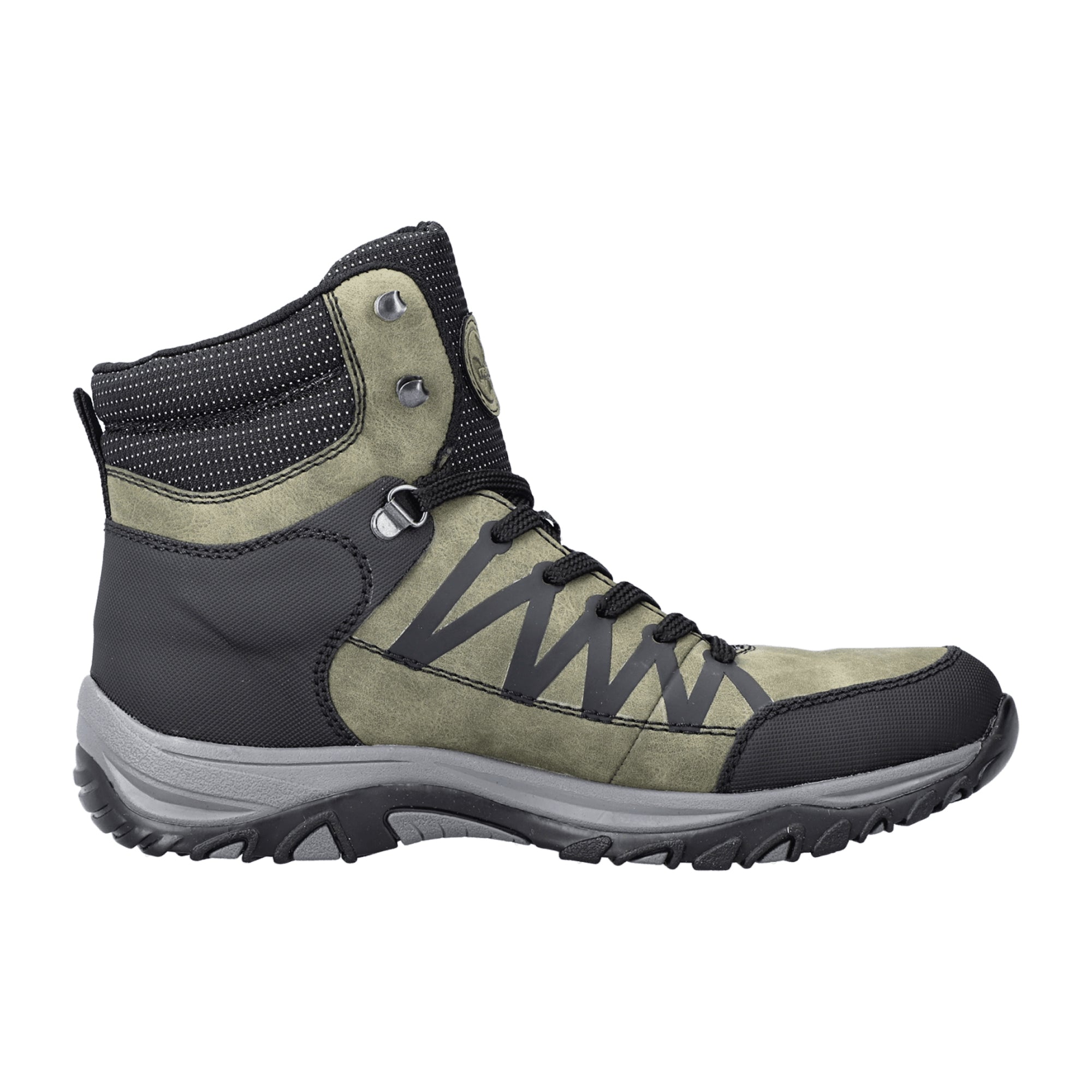 Rieker HWK Green Women's Boots Synthetic Material All-Year Comfort Shoes