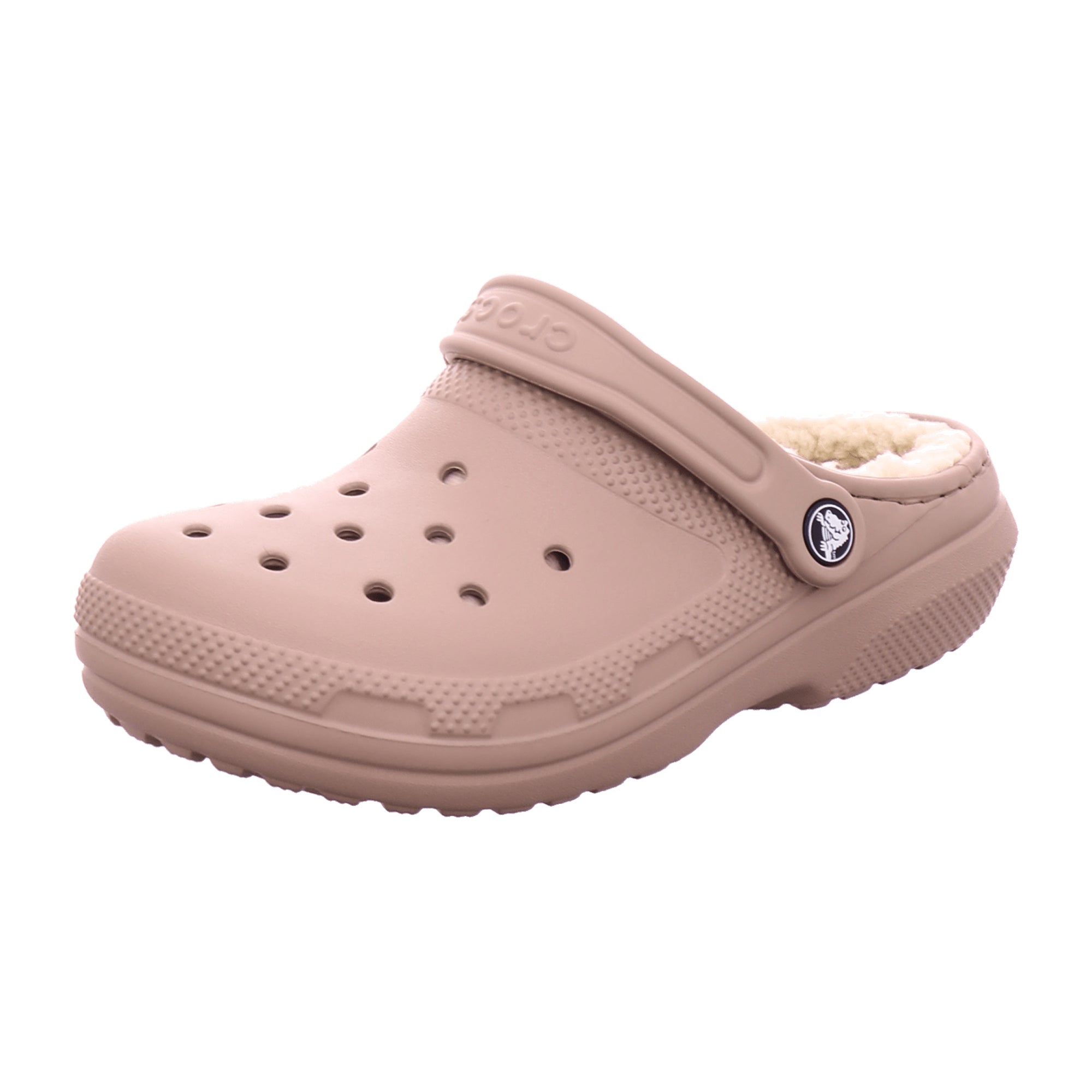 CROCS Classic Lined Women's Clog, Beige - Cozy & Stylish