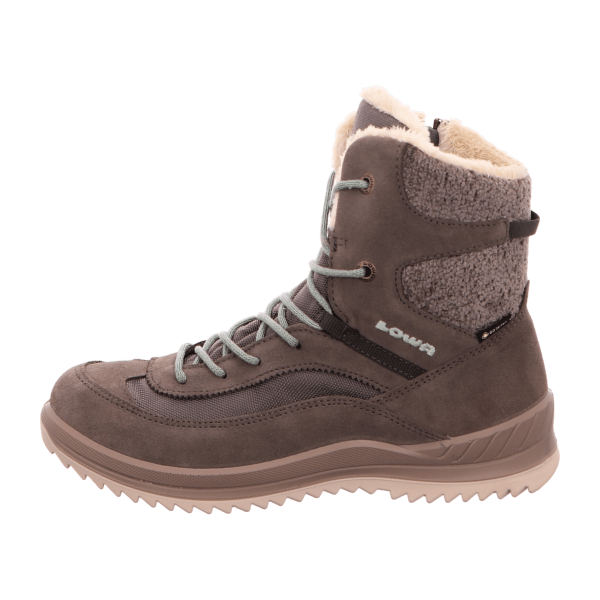 LOWA Trekking & Hiking Shoes Grey Beige Rubber Sole