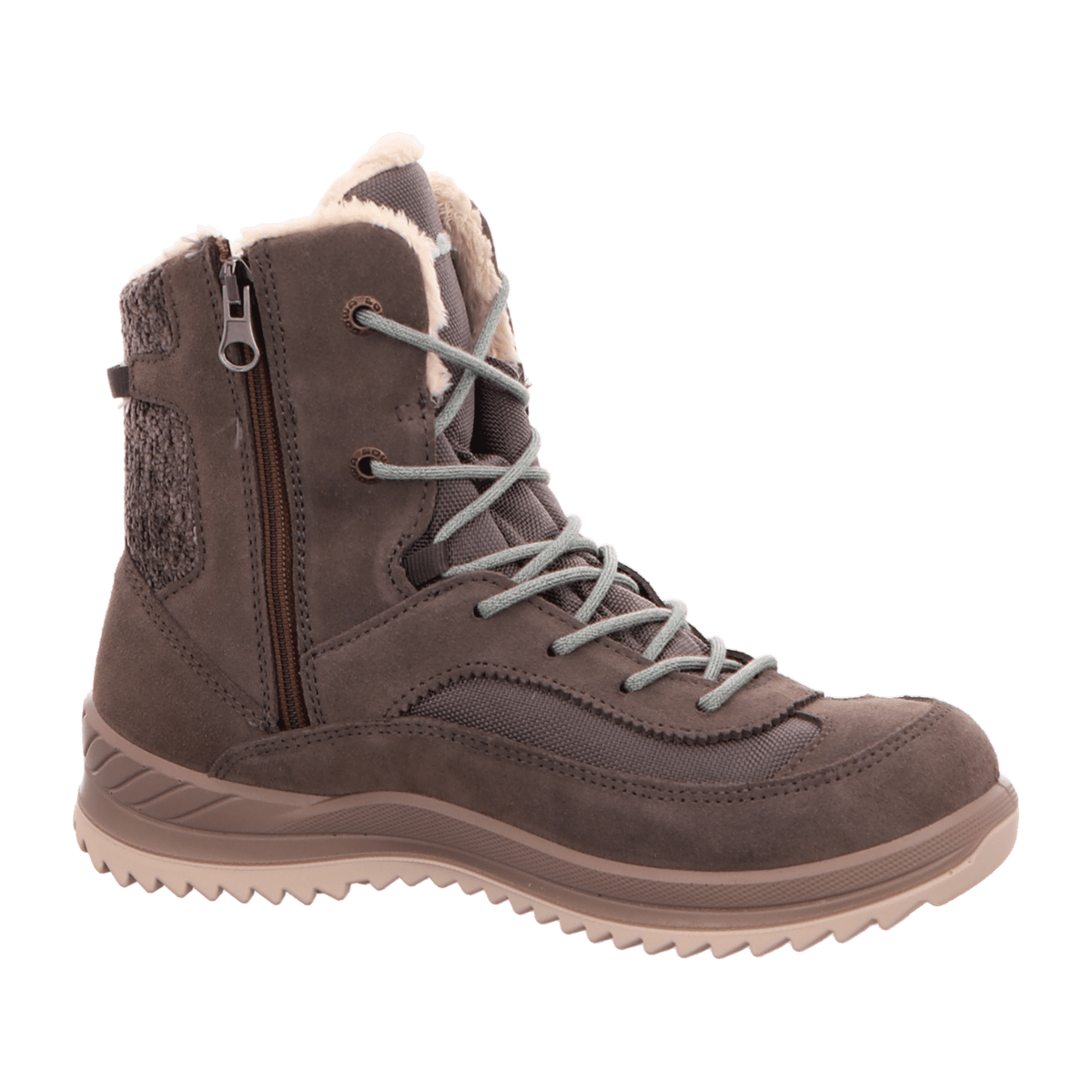 LOWA Trekking & Hiking Shoes Grey Beige Rubber Sole