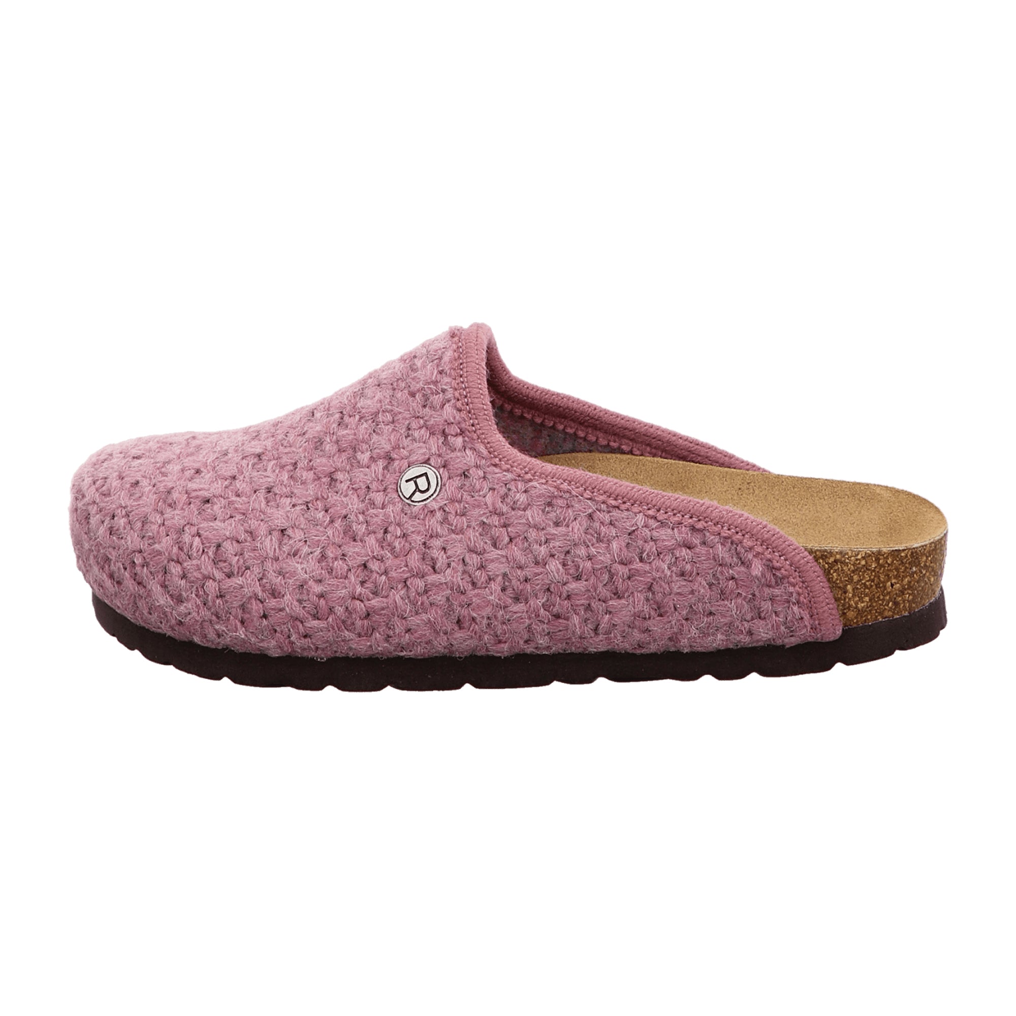 Rohde Alba Women's Pink Slip-On Shoes Textile Upper Winter Casual Footwear