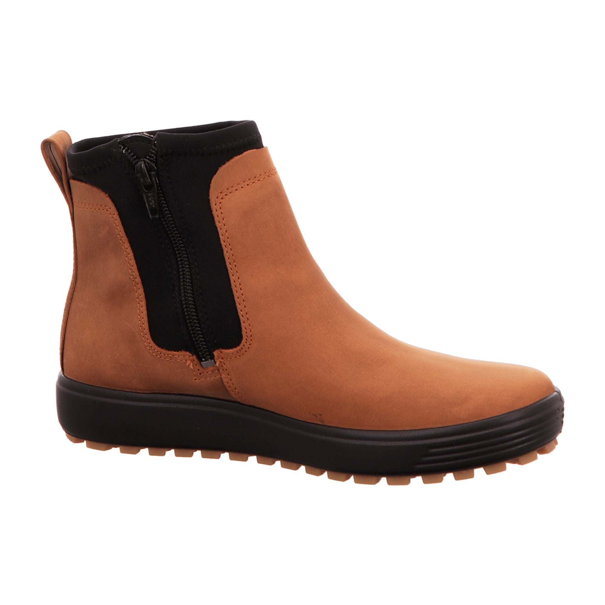 Ecco SOFT 7 TRED Women's Brown Leather Boots - Stylish & Durable