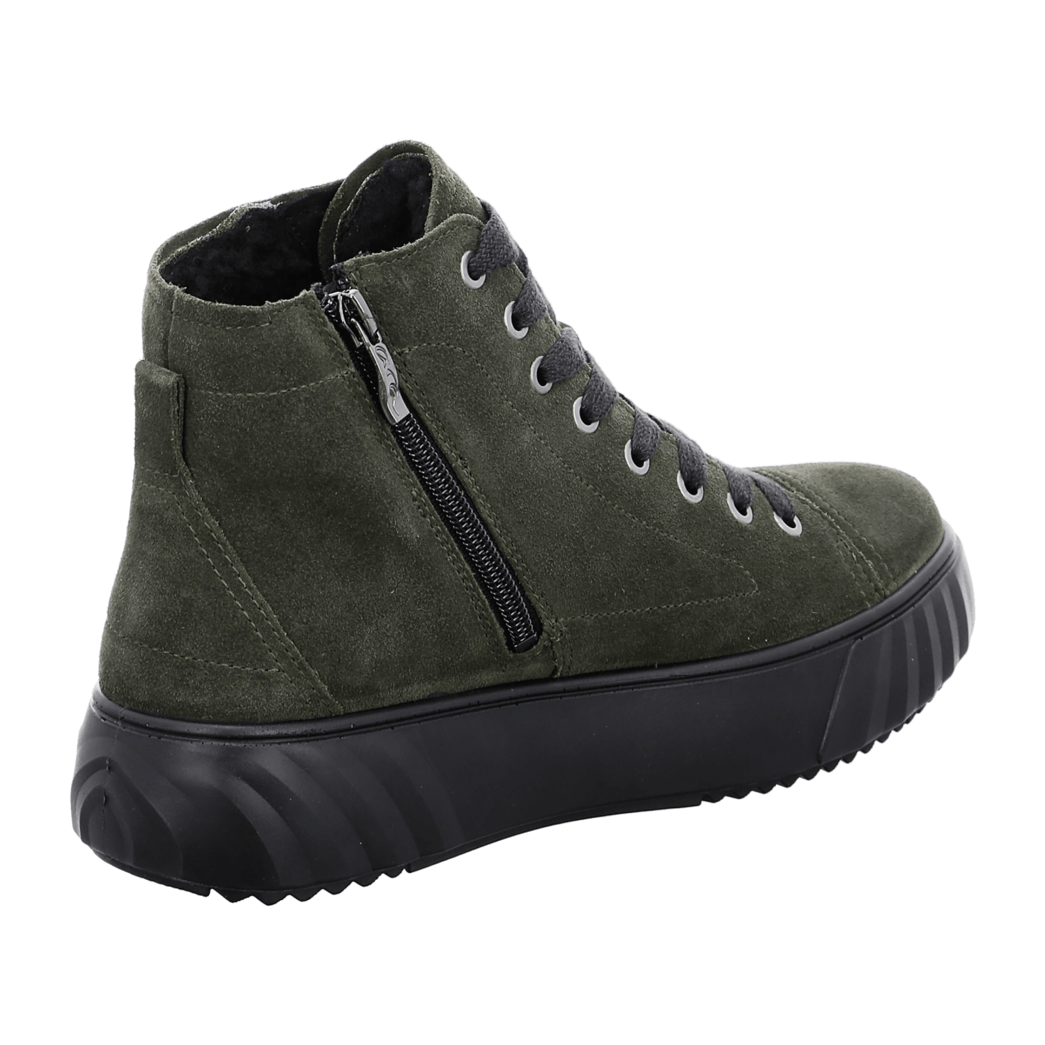 ARA Monaco-St Women's Shoes in green with leather lining and warm lining, round toe shape - Bartel-Shop