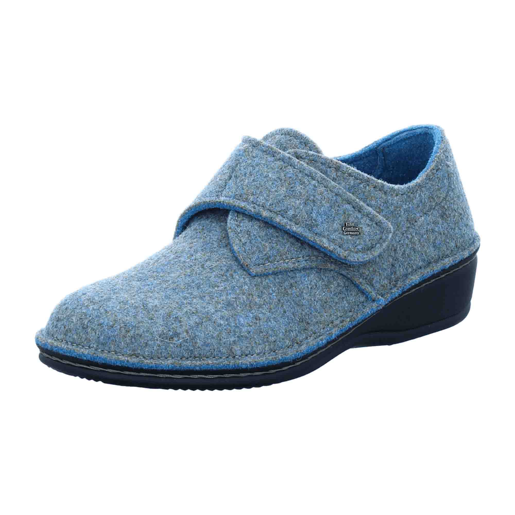 Finn Comfort Adelboden C Women's Comfort Slippers, Blue