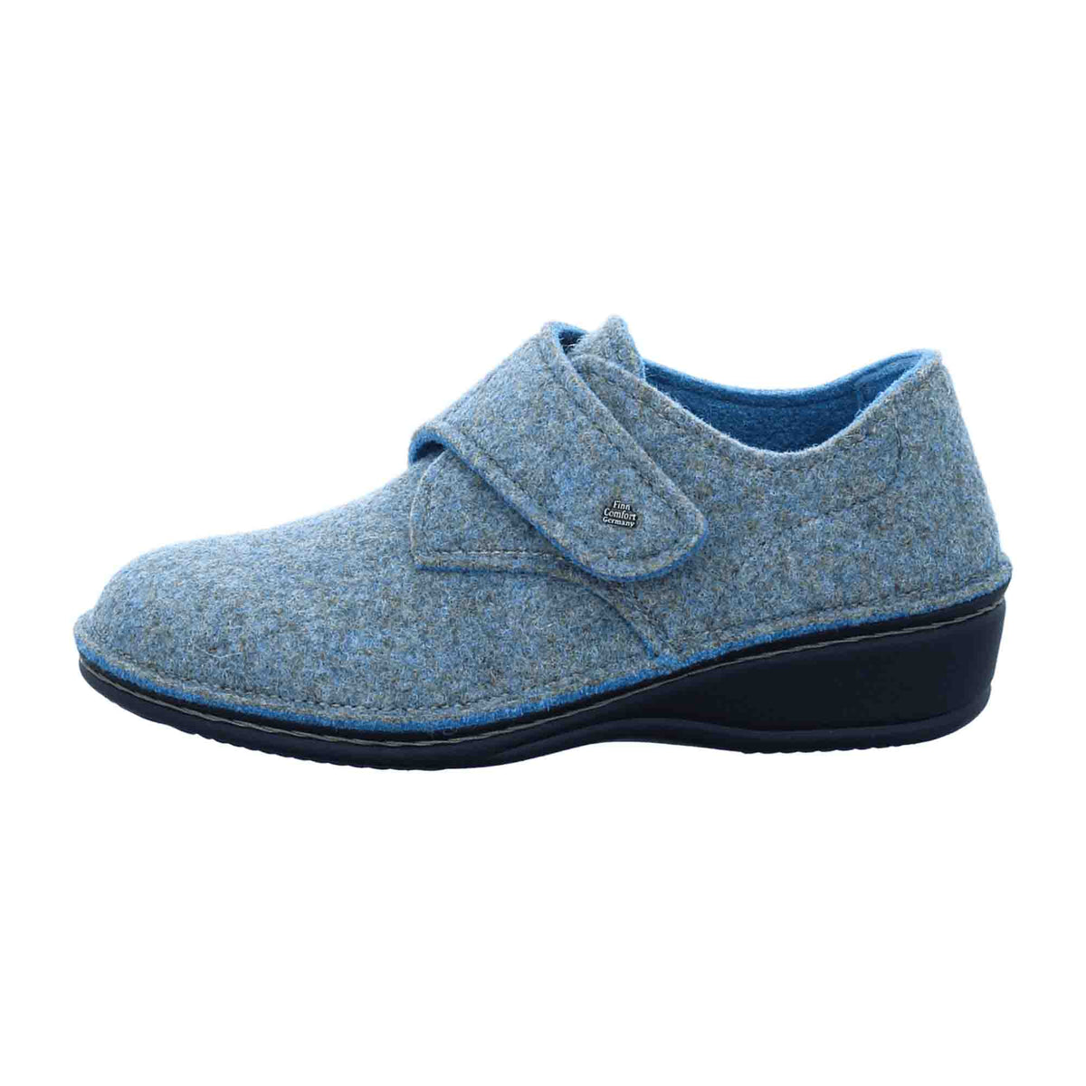 Finn Comfort Adelboden C Women's Comfort Slippers, Blue