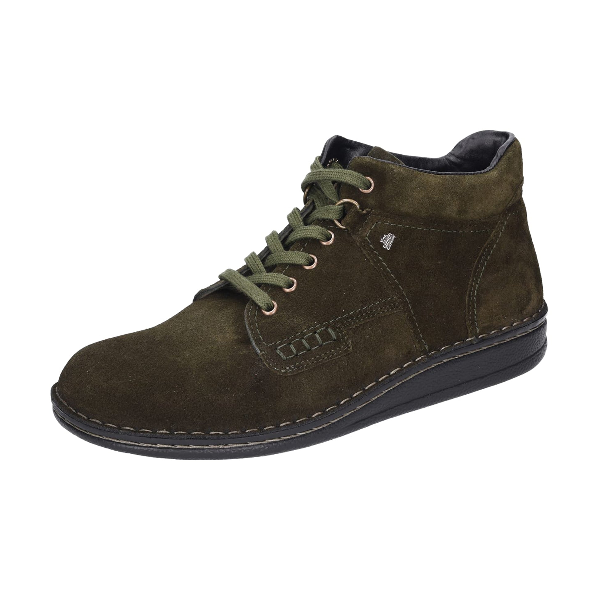 Finn Comfort 01008 Men's Olive Comfortable Walking Shoes