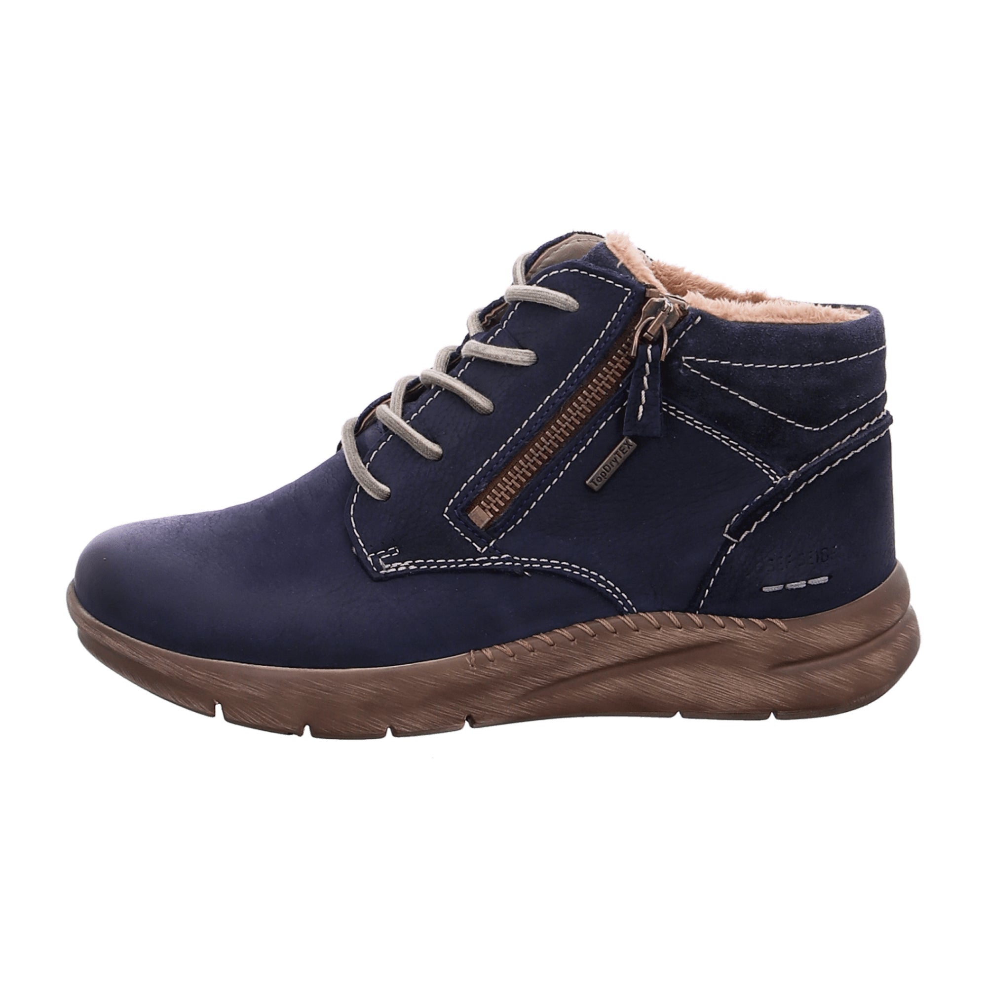 Josef Seibel Conny 52 Ocean Blue Leather Women's Boots