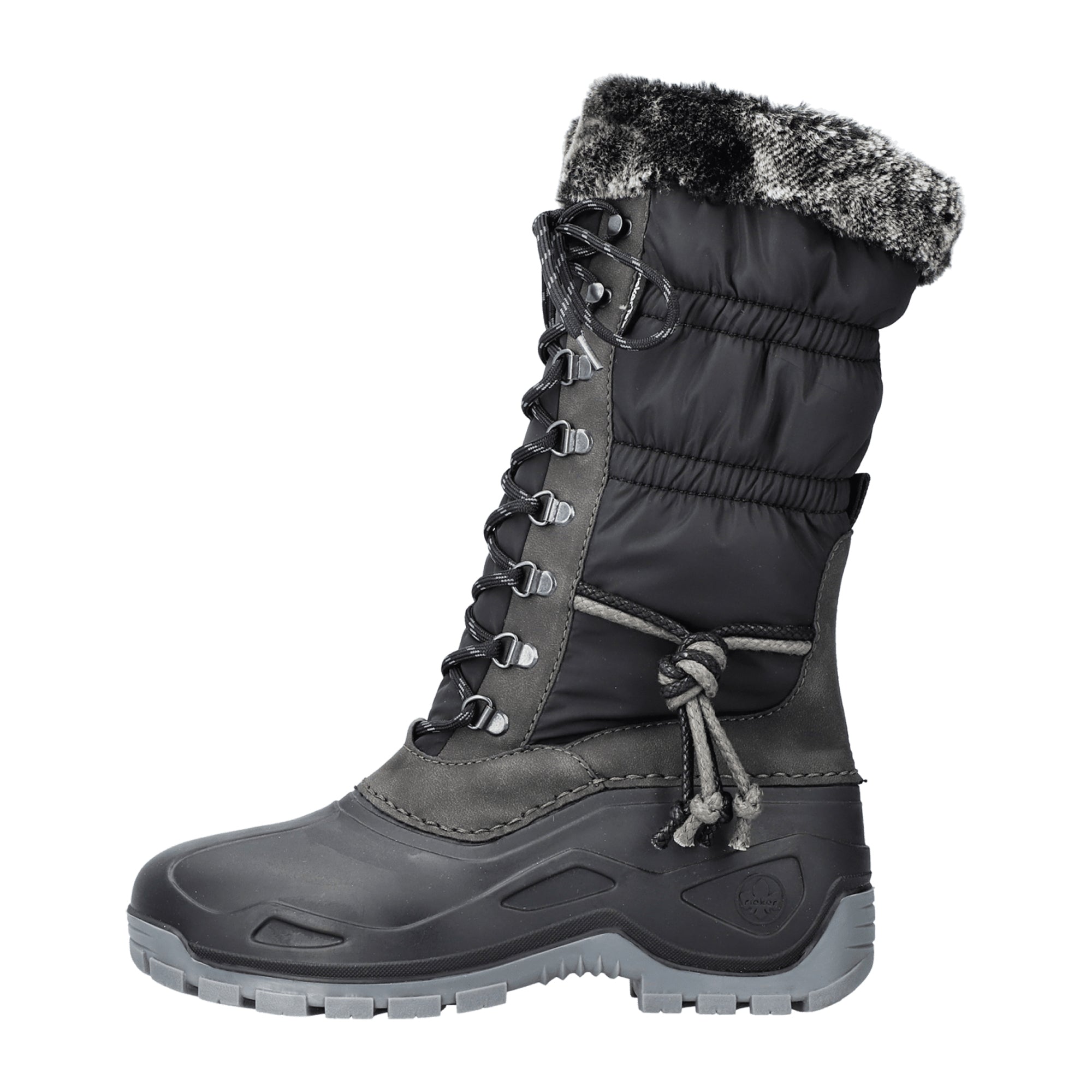 Rieker HWK Women's Black Boots Stylish Comfortable Footwear for Women
