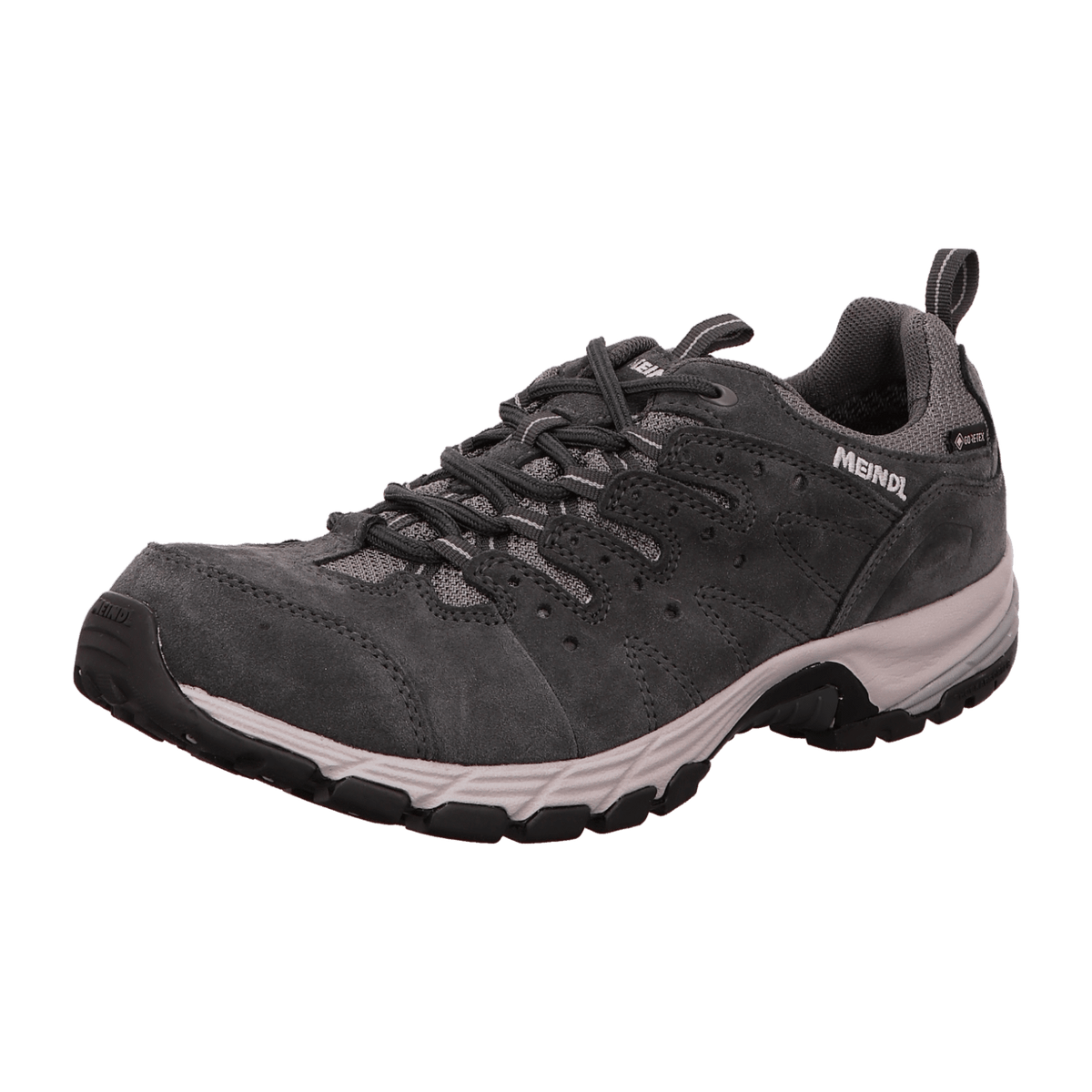 Meindl Rapide Men's Trekking Shoes Anthracite Yellow Leather Textile
