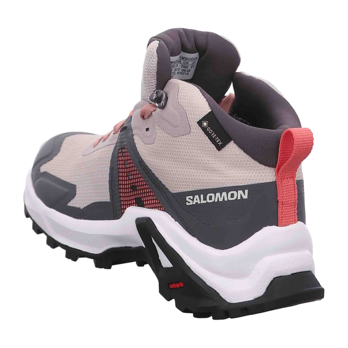 Salomon shoes X RAISE MID GTX J Ashes Of R for children, pink - Bartel-Shop