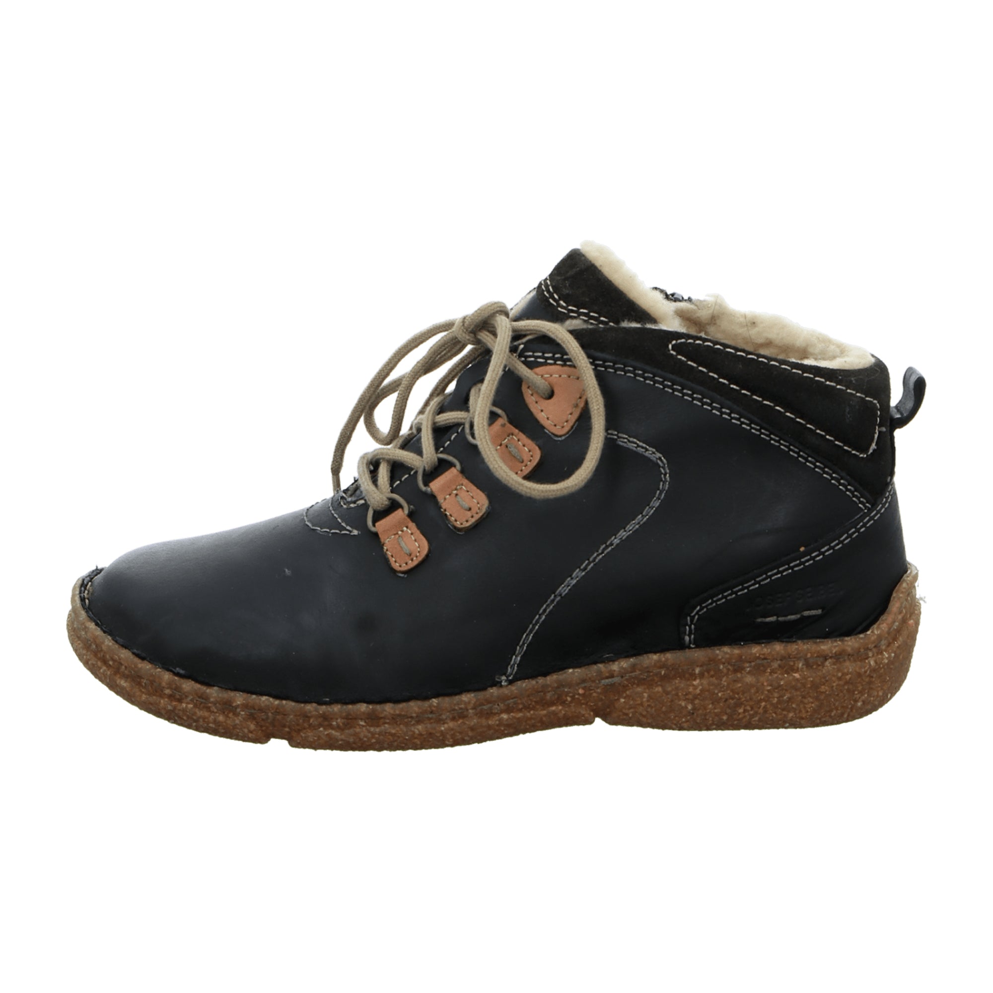 Josef Seibel Lace-Up Boot with Warm Lining Neele 57 for Women in Black