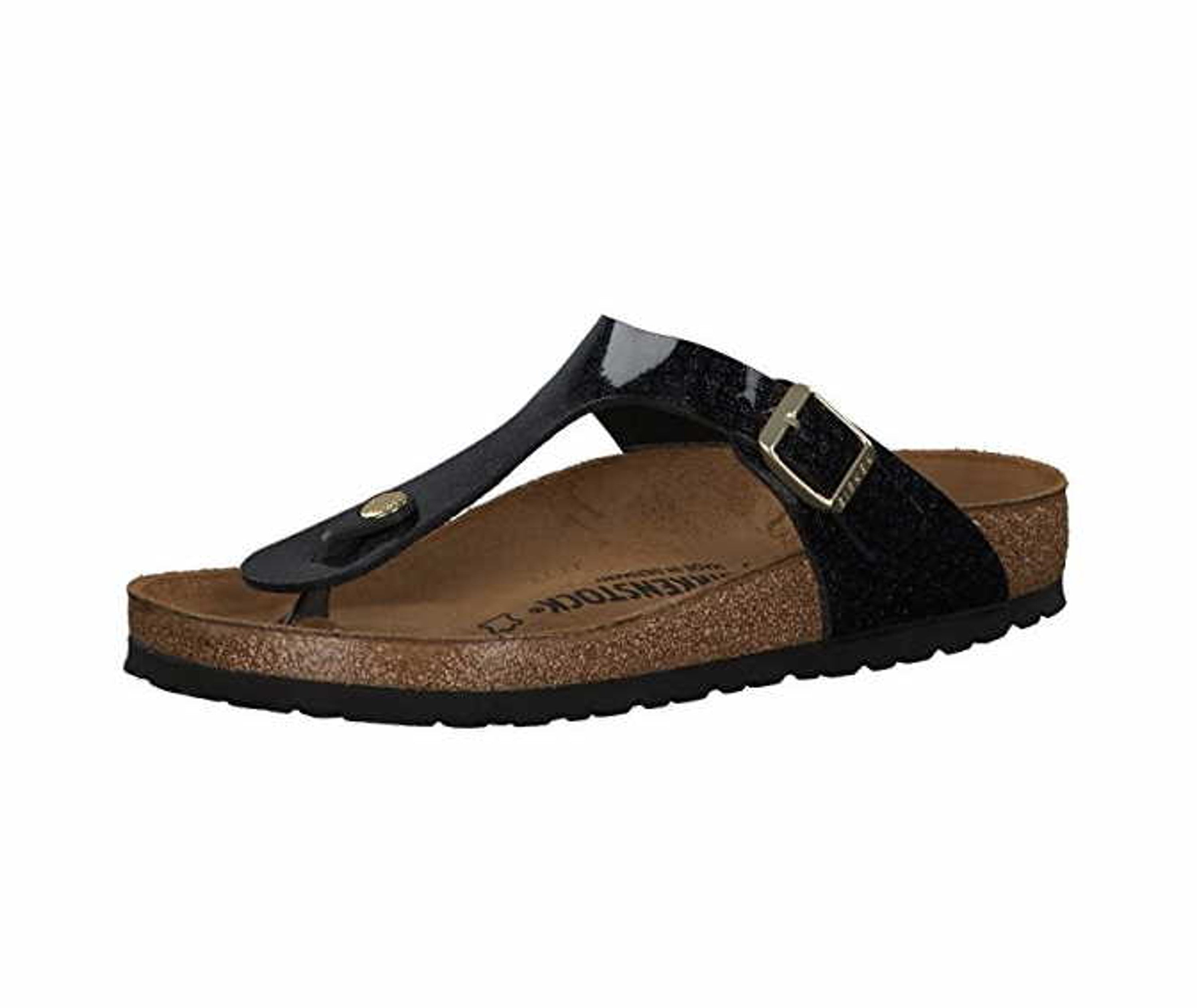 Birkenstock toe separator Gizeh black Birko-Flor - Bartel-Shop