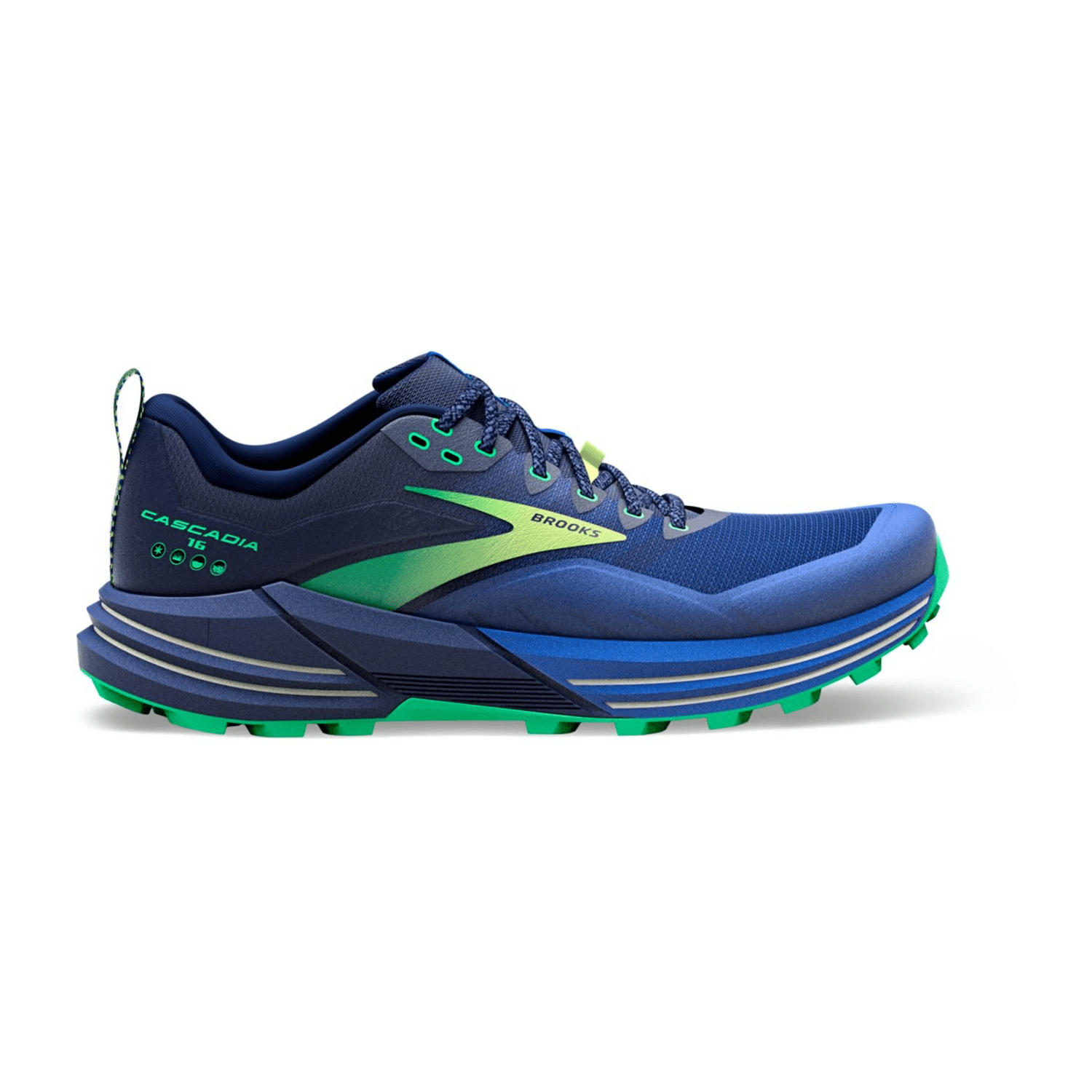 Brooks Cascadia 16 Men's Running Shoes Blue