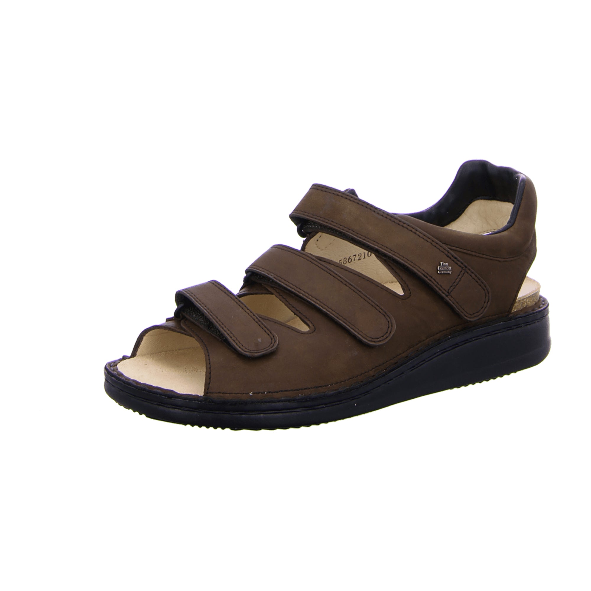 Finn Comfort Tunis Men's Sandals, Stylish & Durable in Havana Brown
