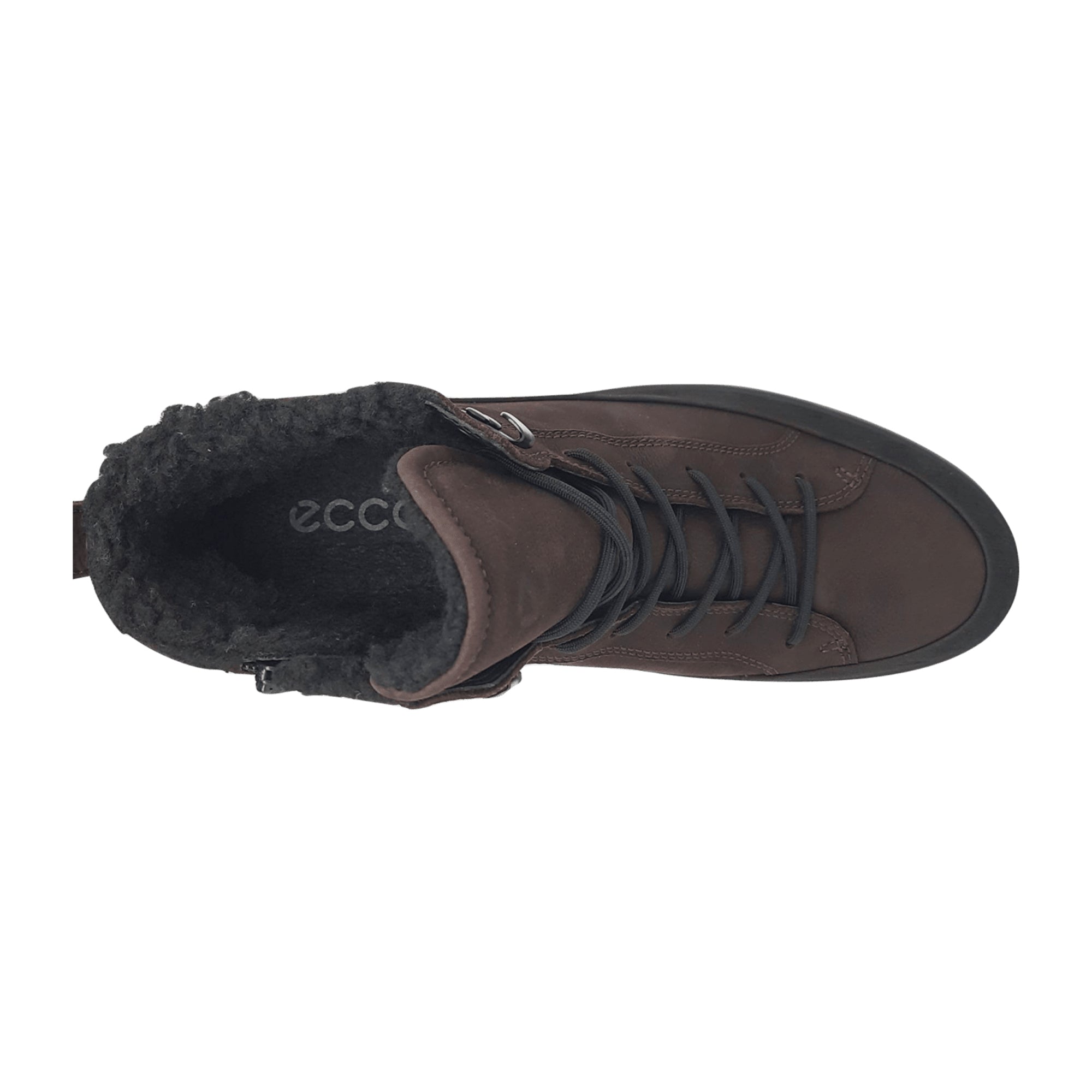 Ecco Soft 7 Tred M Men's Durable Brown Leather Sneakers - Bartel-Shop