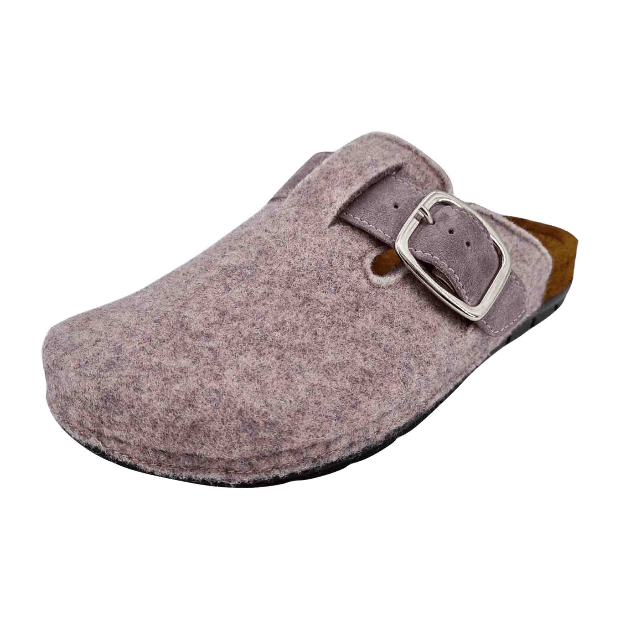 Rohde Rodigo-D Women's Slip-On Shoes Pink Merino Wool Round Toe Rubber Sole