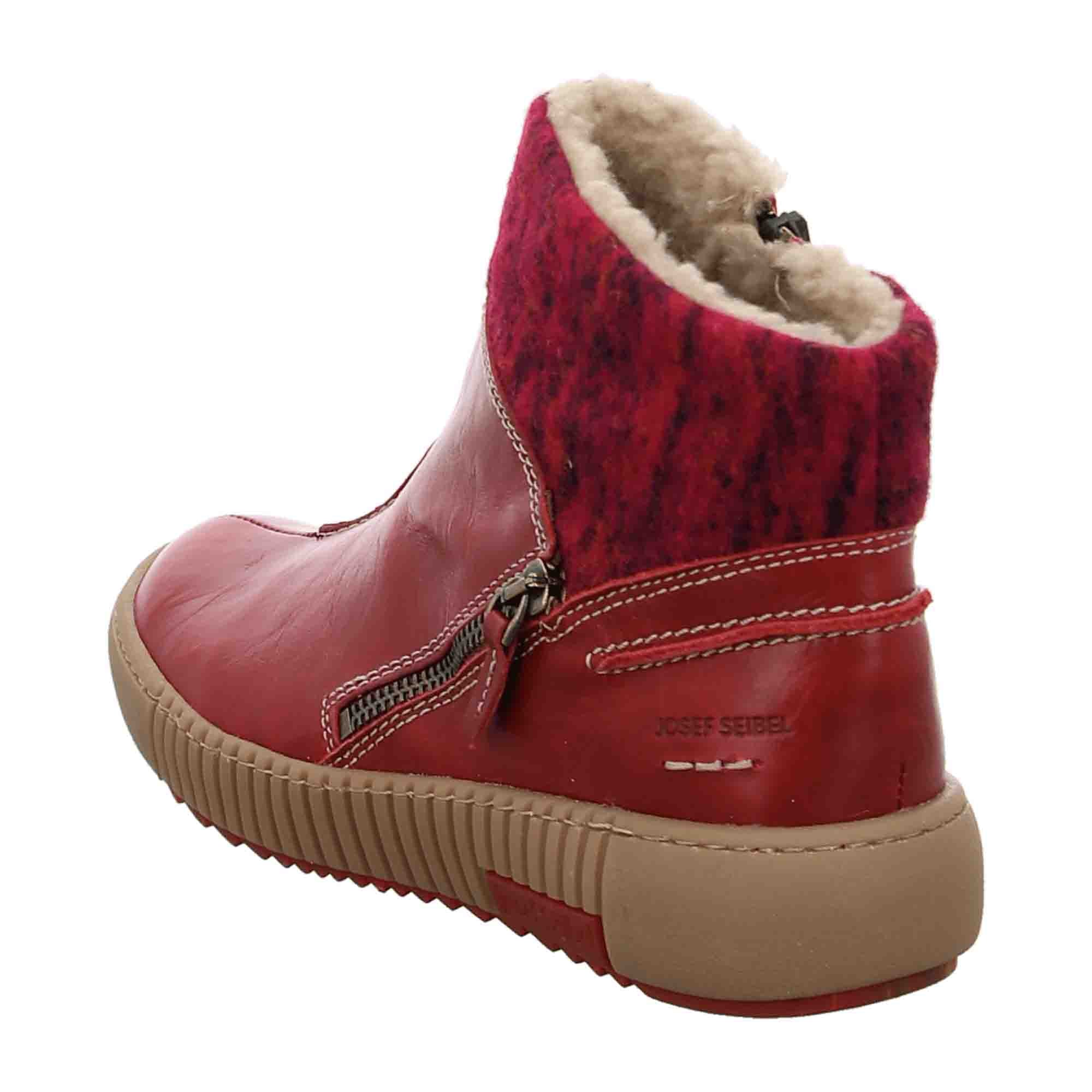 Josef Seibel Comfort Ankle Boots for Women in Red