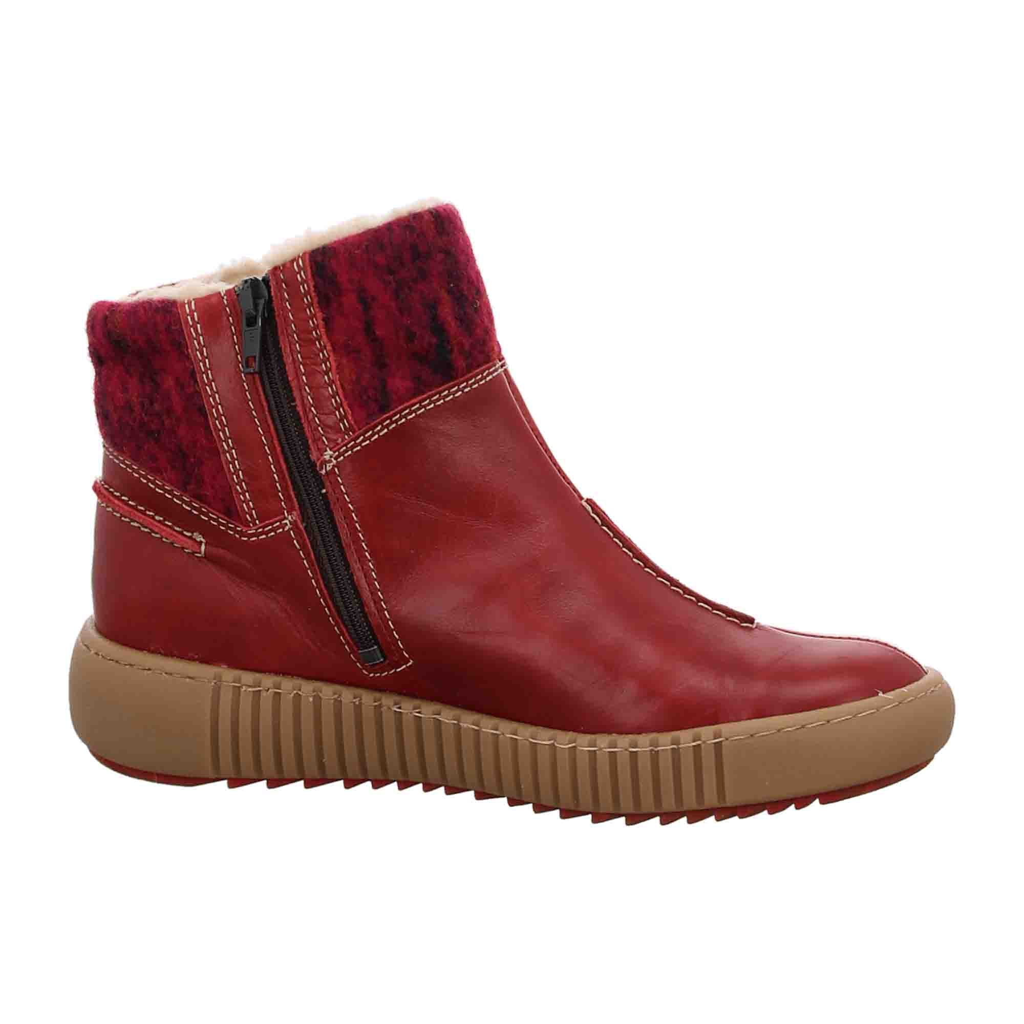 Josef Seibel Comfort Ankle Boots for Women in Red