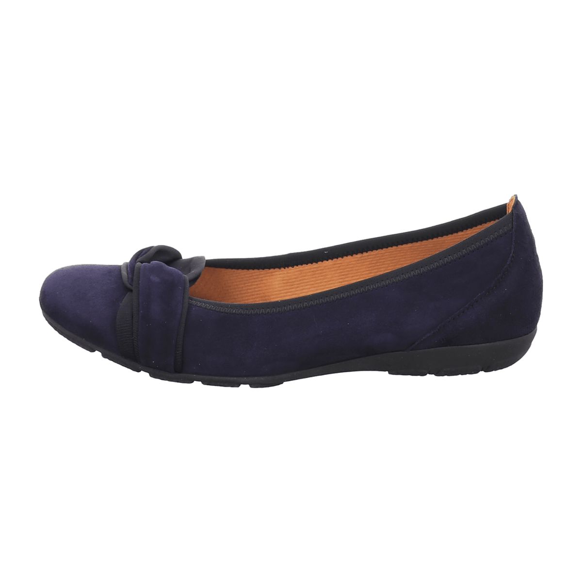 Gabor Women's Ballet Flats Blue Leather - Breathable Comfort Flats