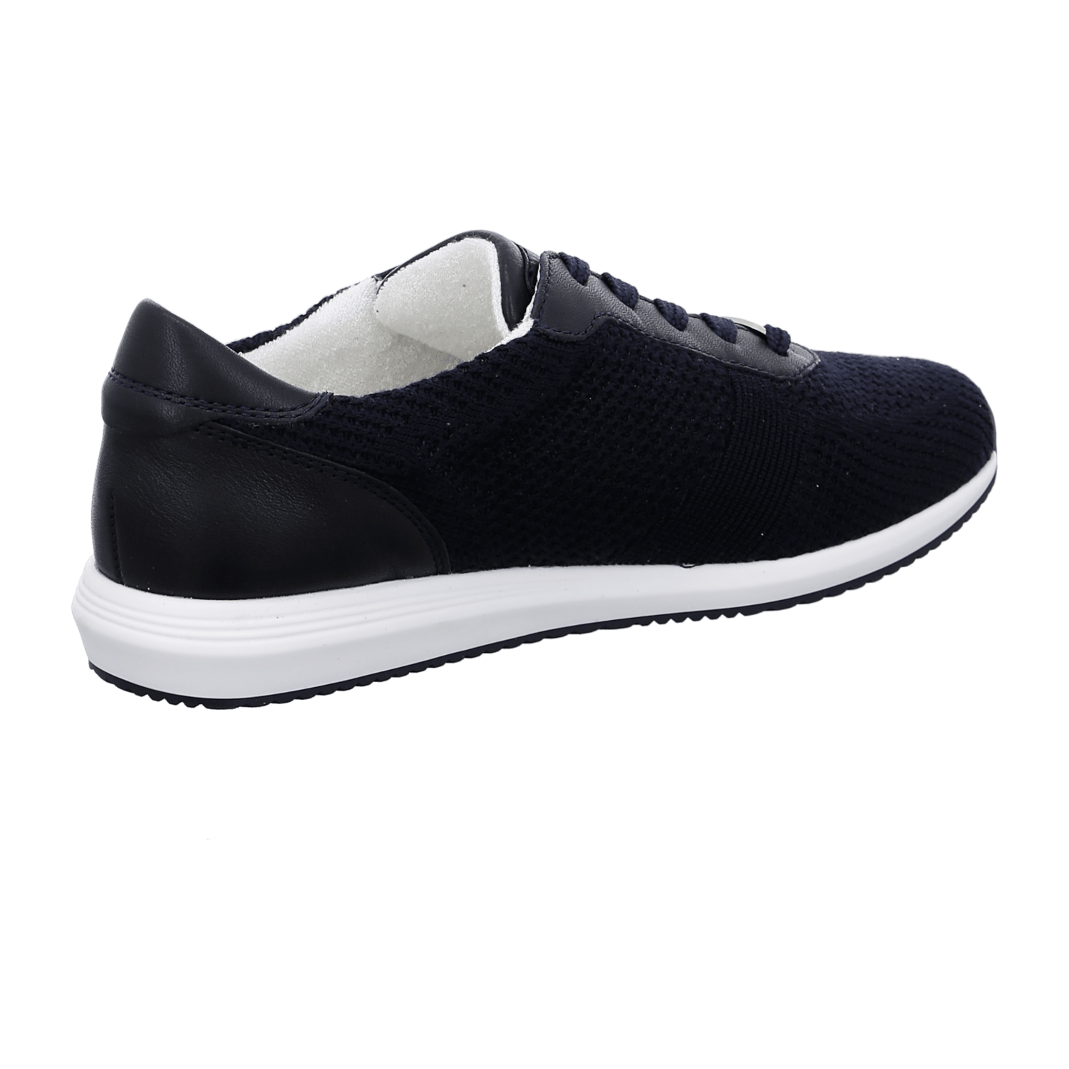 ARA LISBON Women's Sneakers in Blue with Cotton and Synthetic Lace-Up Closure, Round Toe