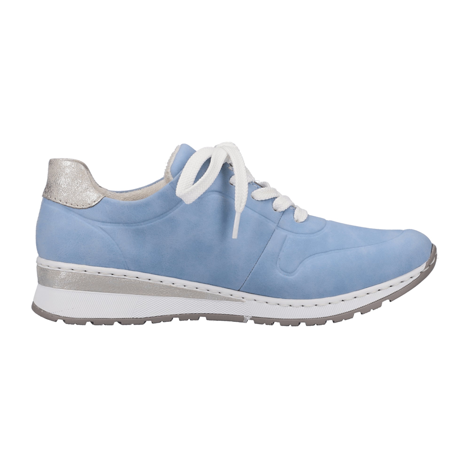 Rieker Women's Blue Sneakers Comfortable Lightweight Shock-Absorbing Sole - Bartel-Shop