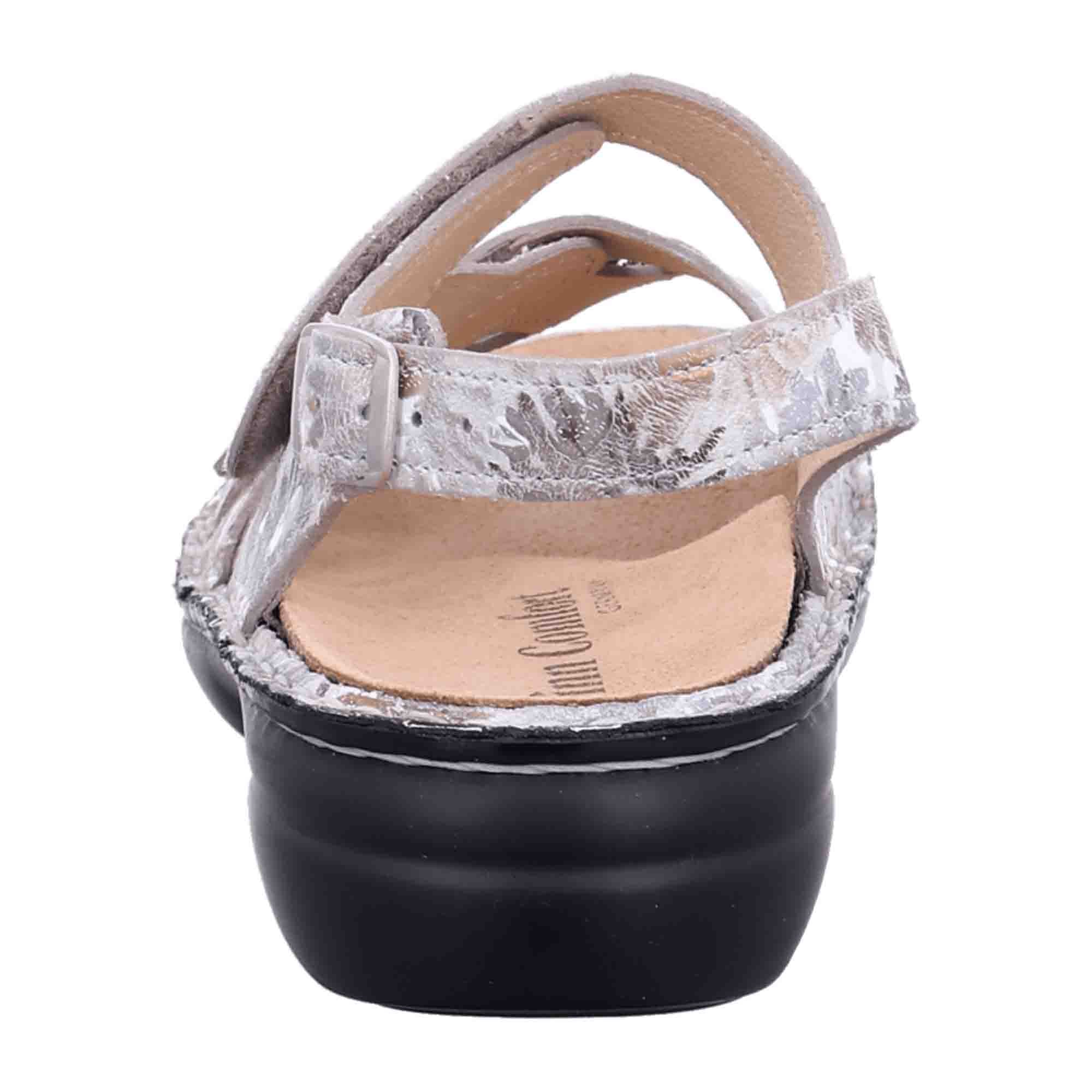 Finn Comfort Gomera Sandals for Women - Beige Leather Comfort Sandals with Removable Insoles
