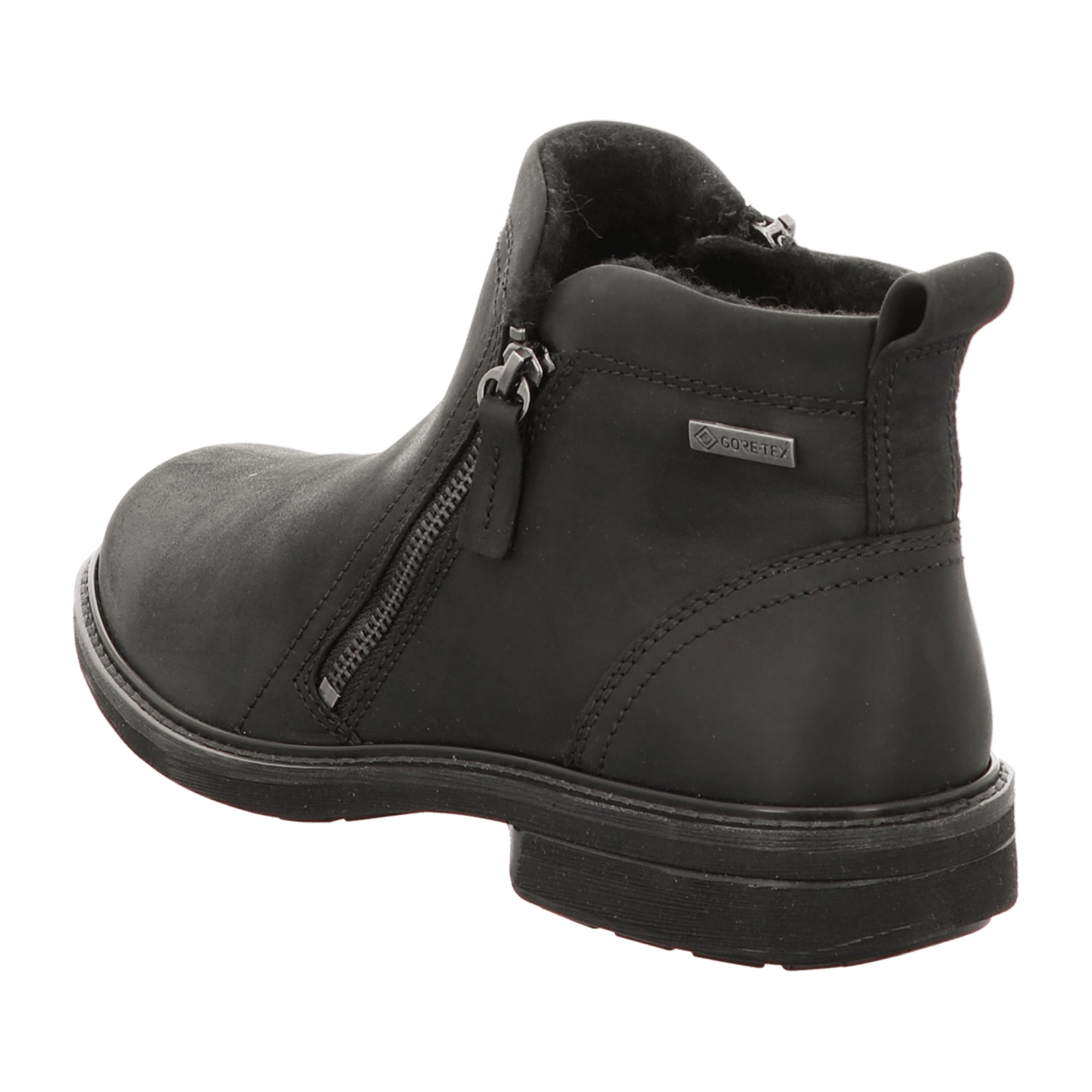 Ecco TURN Men's Black Leather Shoes - Comfort & Style