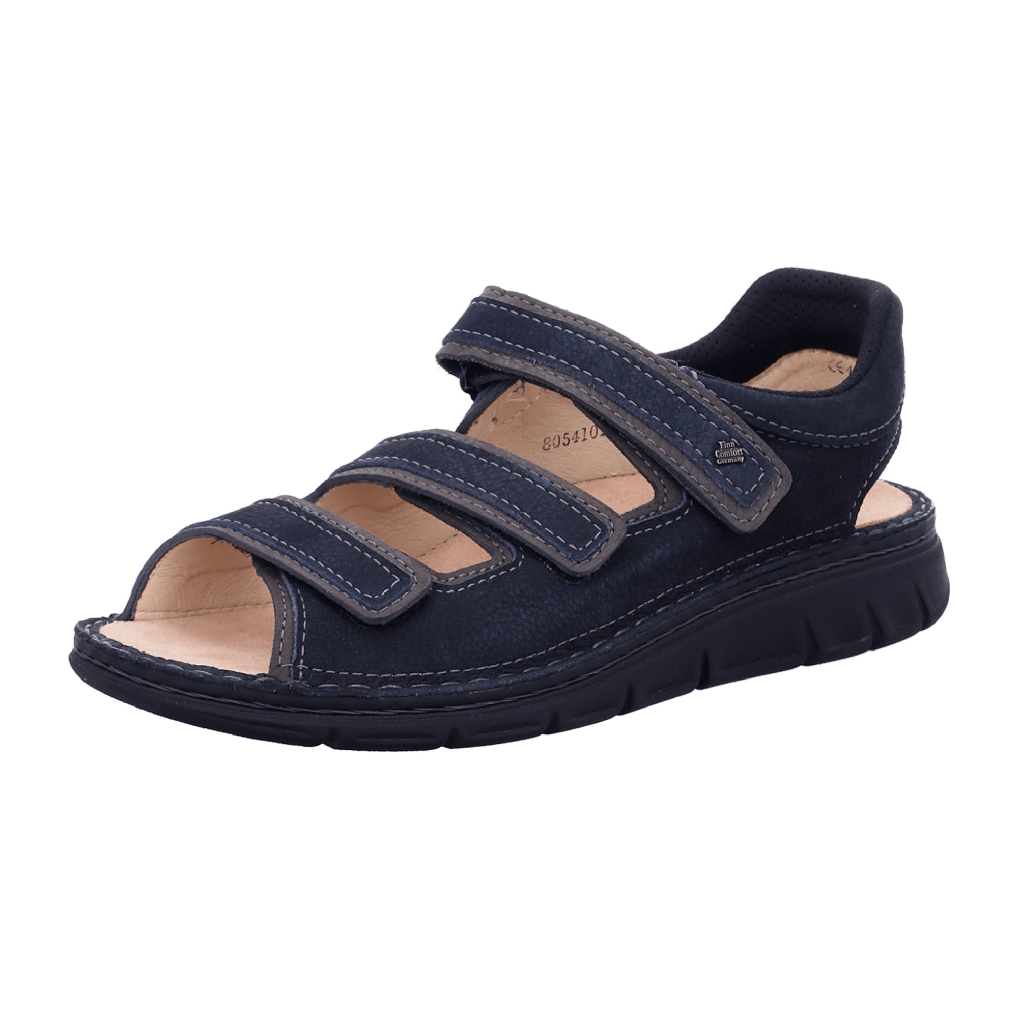 Finn Comfort Casablanca Men's Shoes - Stylish Blue Leather Comfort Sneakers