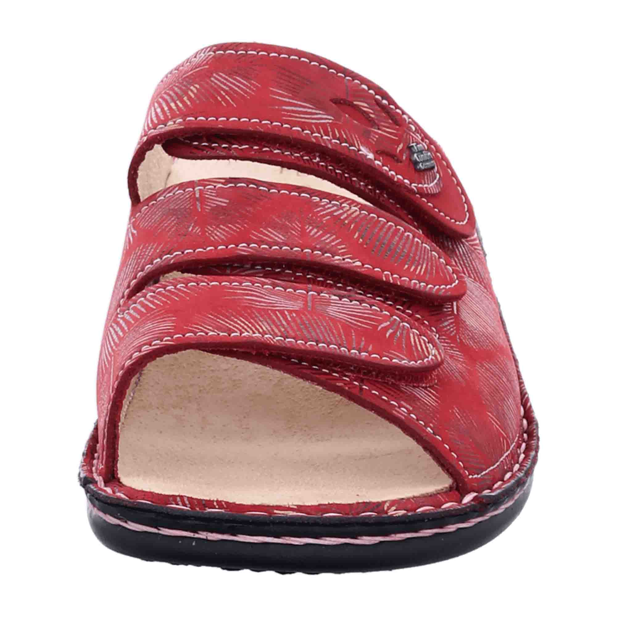 Finn Comfort Kos Red Sandals for Women | Stylish & Durable Comfort Footwear