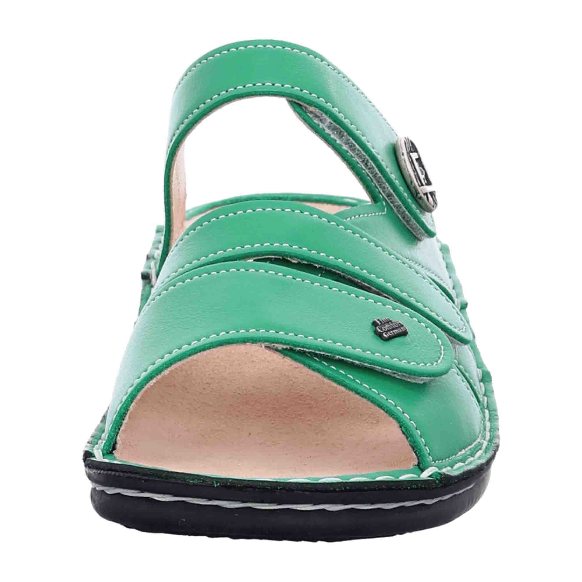 Finn Comfort Agueda Women's Comfortable Sandals in Green - Stylish & Durable