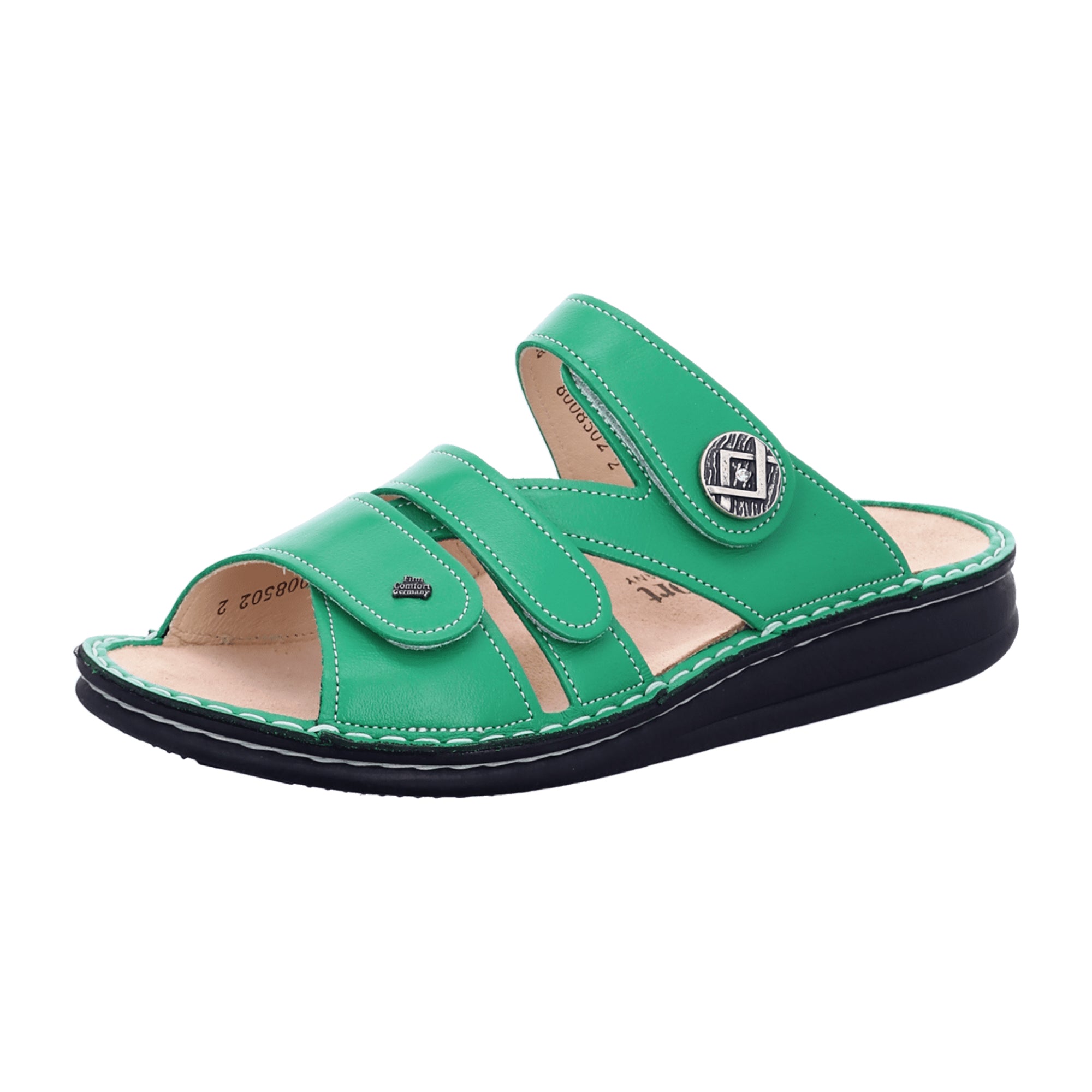 Finn Comfort Agueda Women's Comfortable Sandals in Green - Stylish & Durable