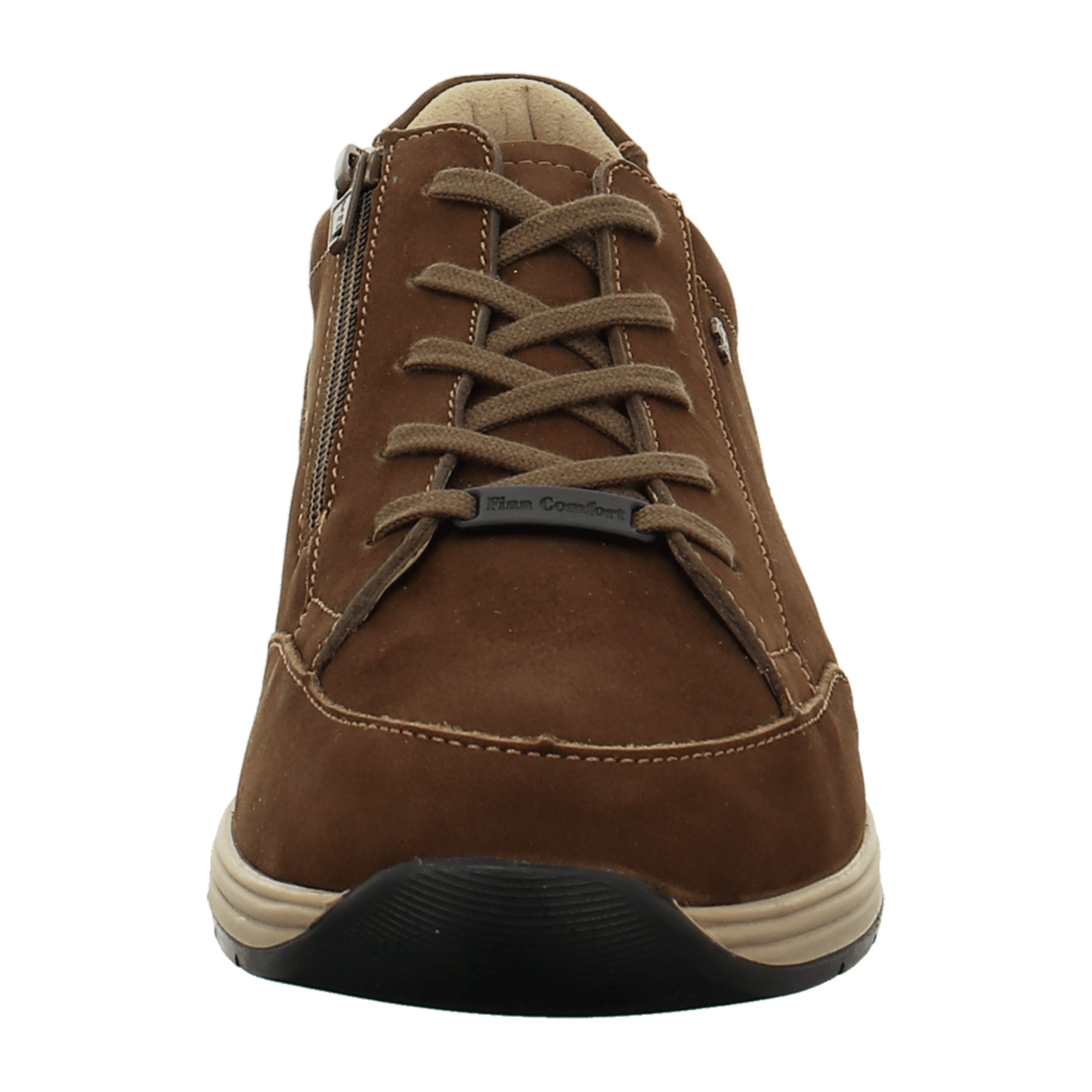 Finn Comfort Osorno Men's Comfort Shoes - Chestnut Brown | Durable Leather Lace-Up Shoes
