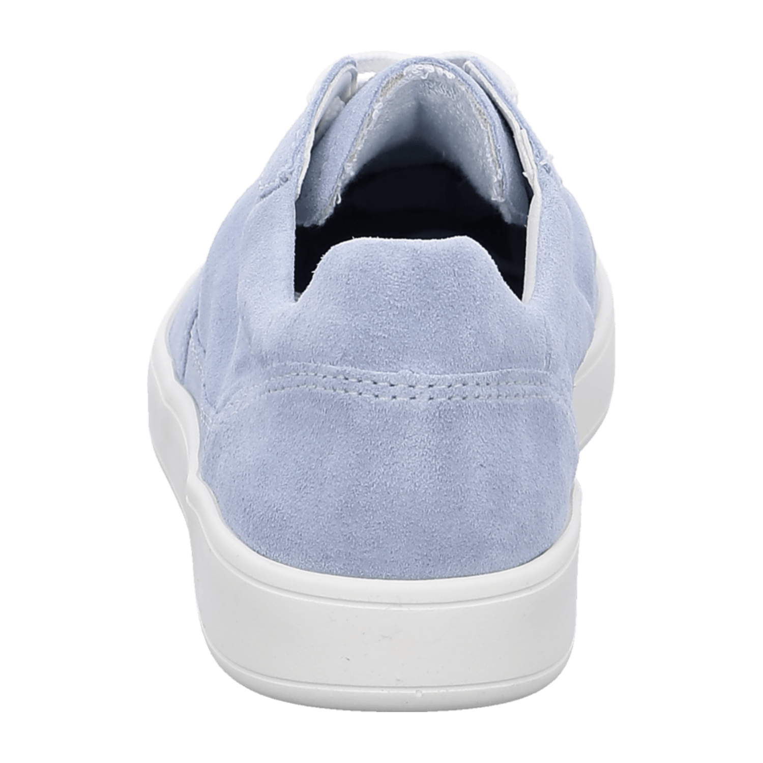 ARA Traveller Sneaker for Women in Blue, Cotton with Suede and Round Toe Lace-Up