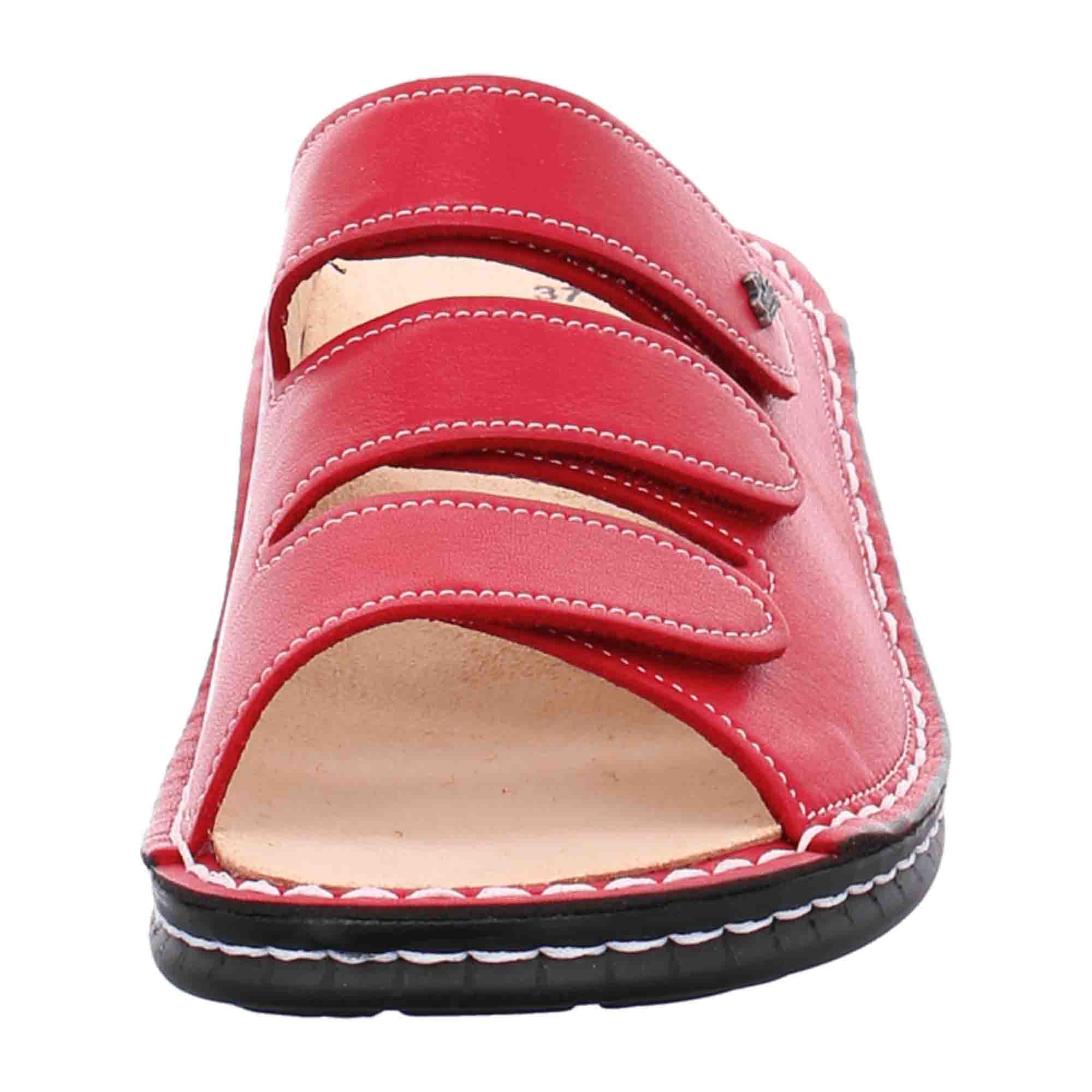 Finn Comfort Hellas Red Shoes for Women, Comfortable and Durable - Model 2620-60442