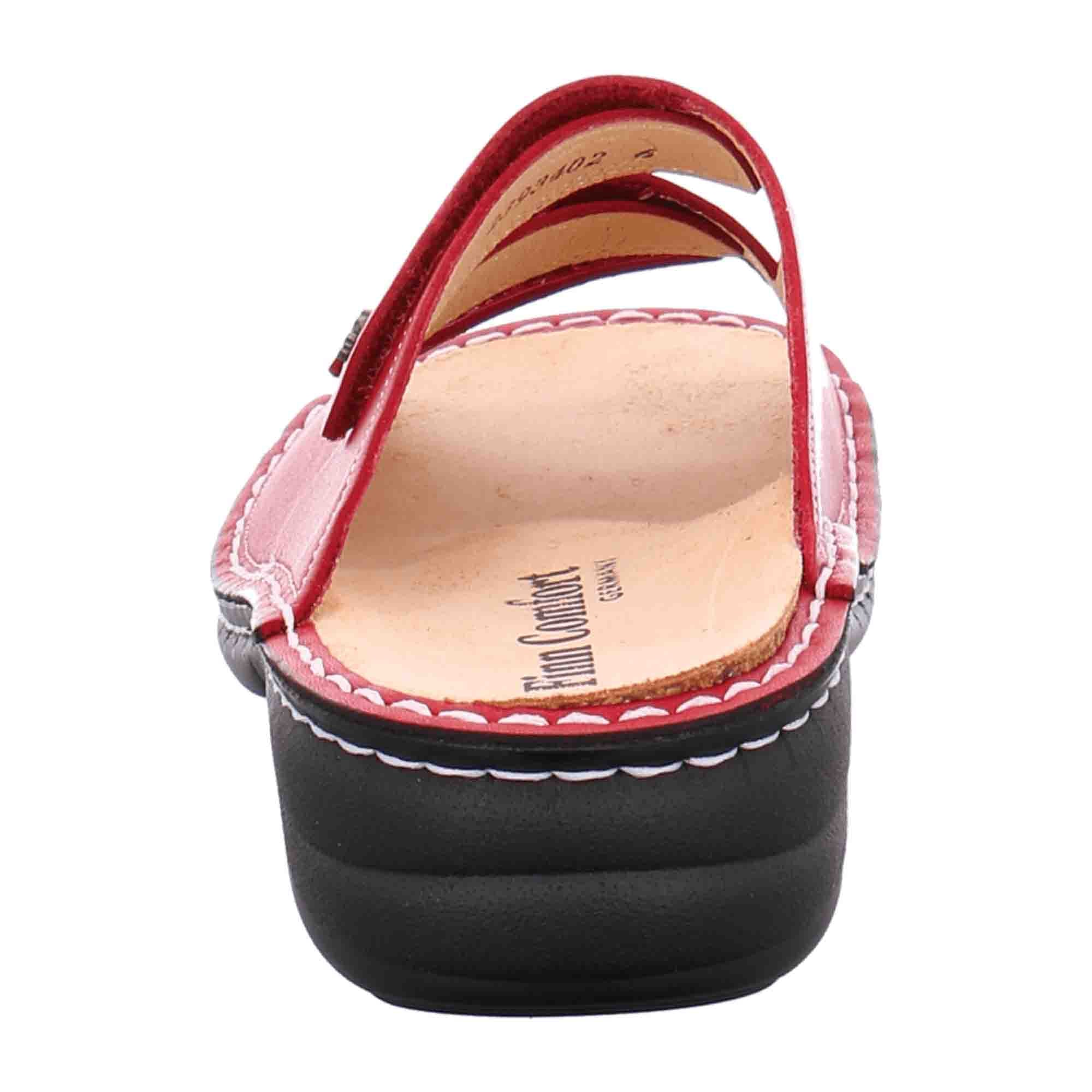 Finn Comfort Hellas Red Shoes for Women, Comfortable and Durable - Model 2620-60442