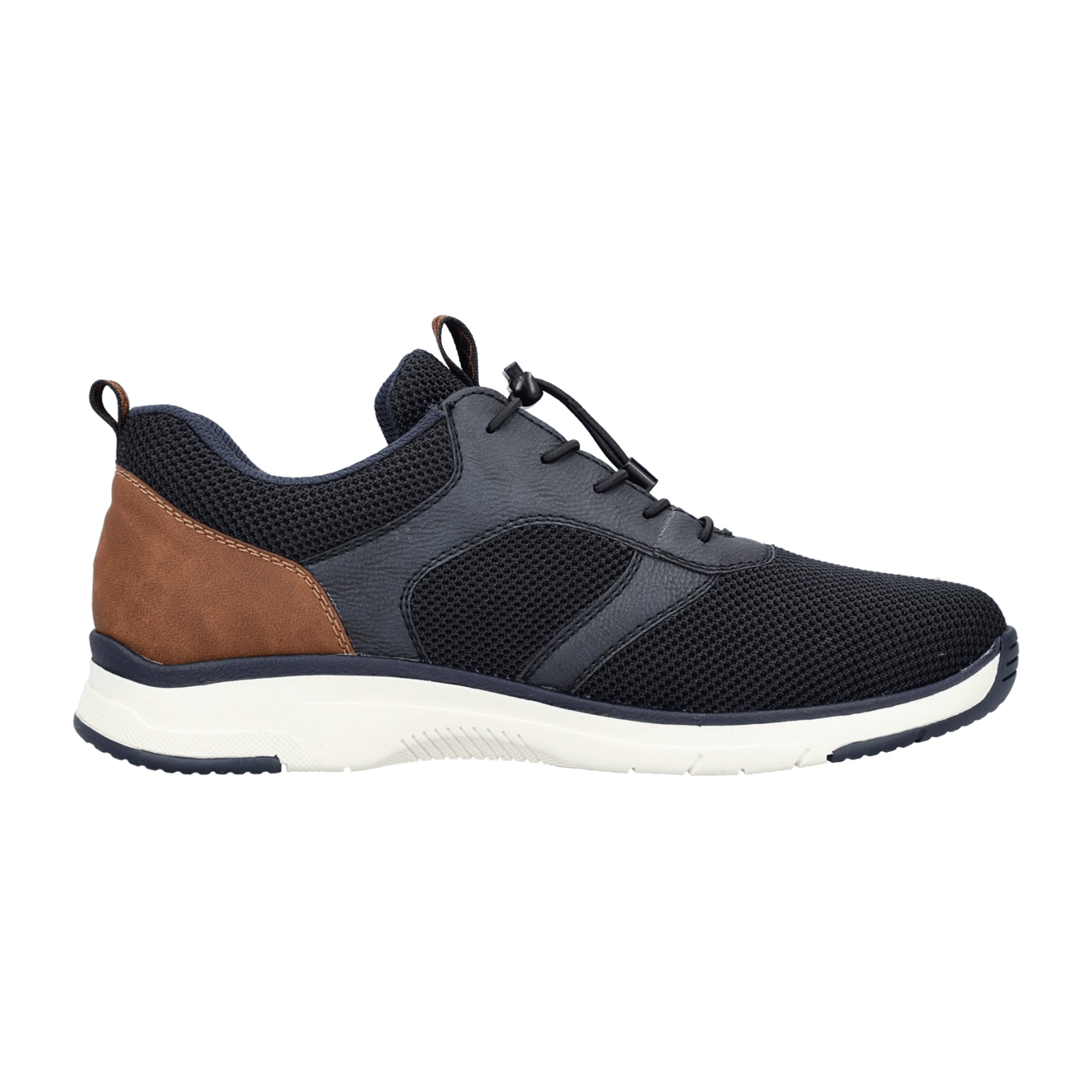 Rieker Men's Blue Slip-On Shoes Comfortable Modern Design with Removable Insole