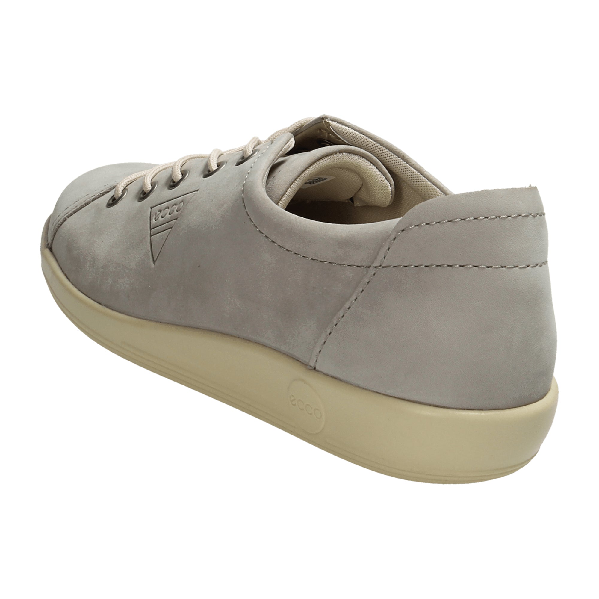 Ecco Soft 2.0 Women's Comfort Shoes, Stylish Grey Leather - Durable & Trendy
