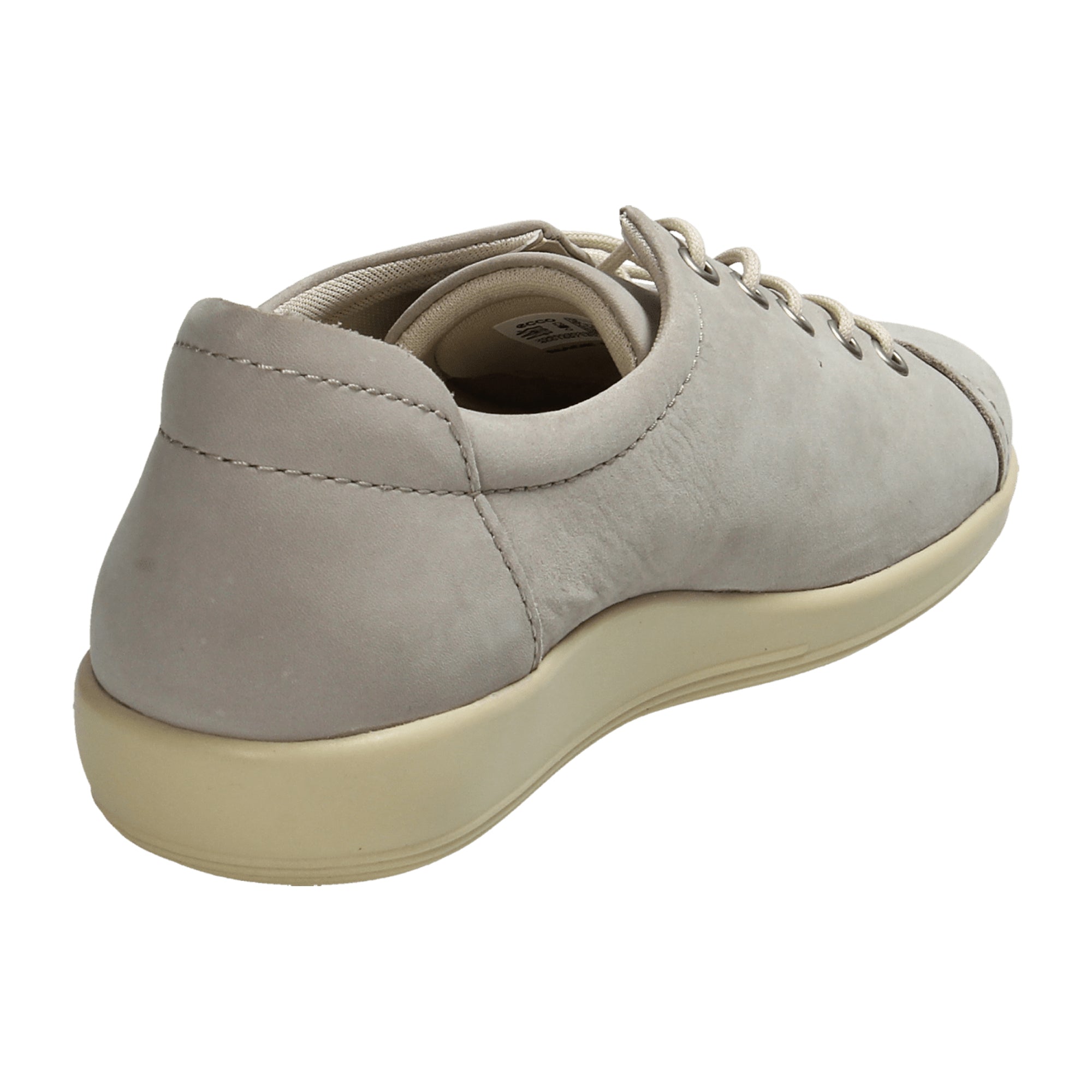 Ecco Soft 2.0 Women's Comfort Shoes, Stylish Grey Leather - Durable & Trendy