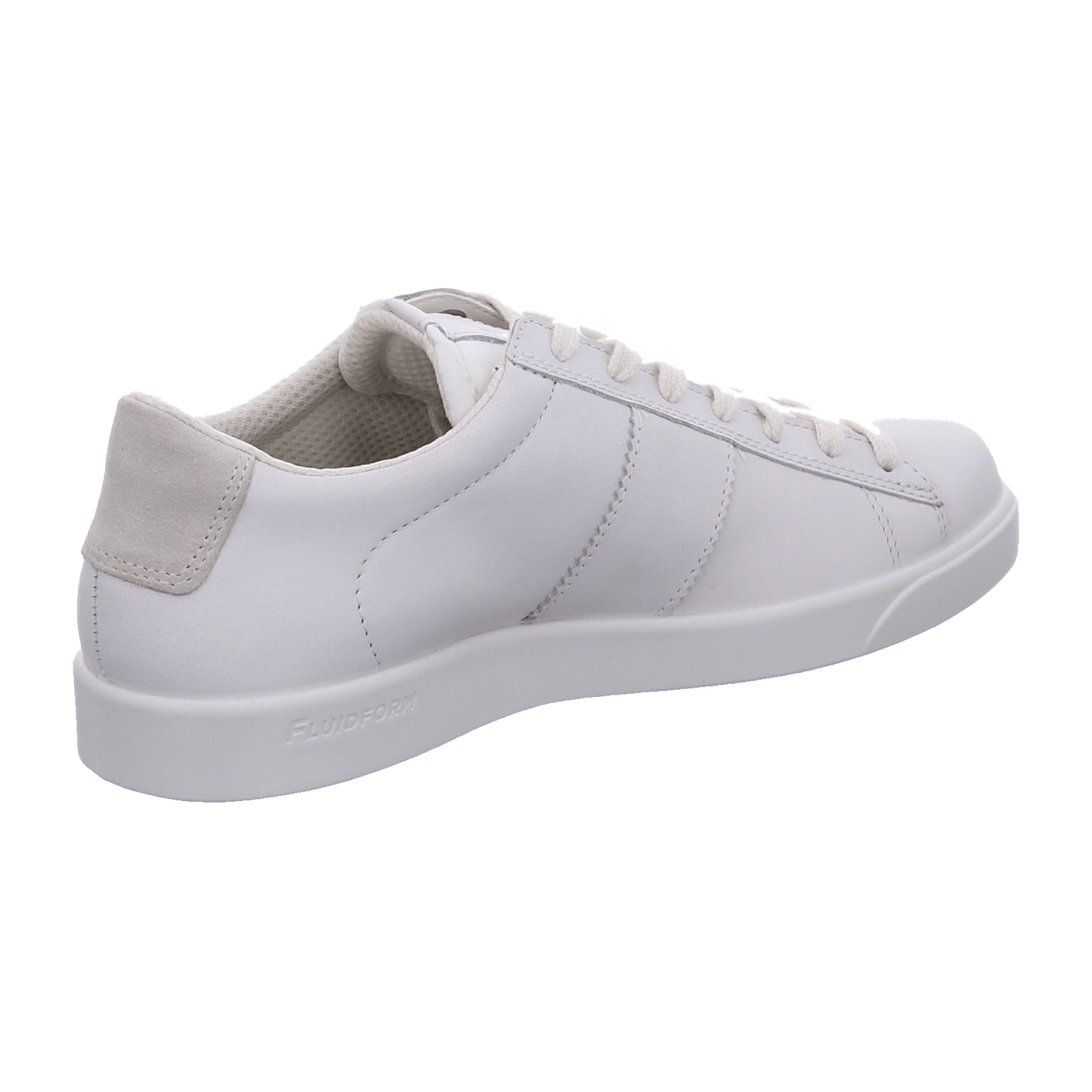 Ecco Women's Casual Sneakers in White/Shadow White - Stylish and Durable Footwear for Every Day